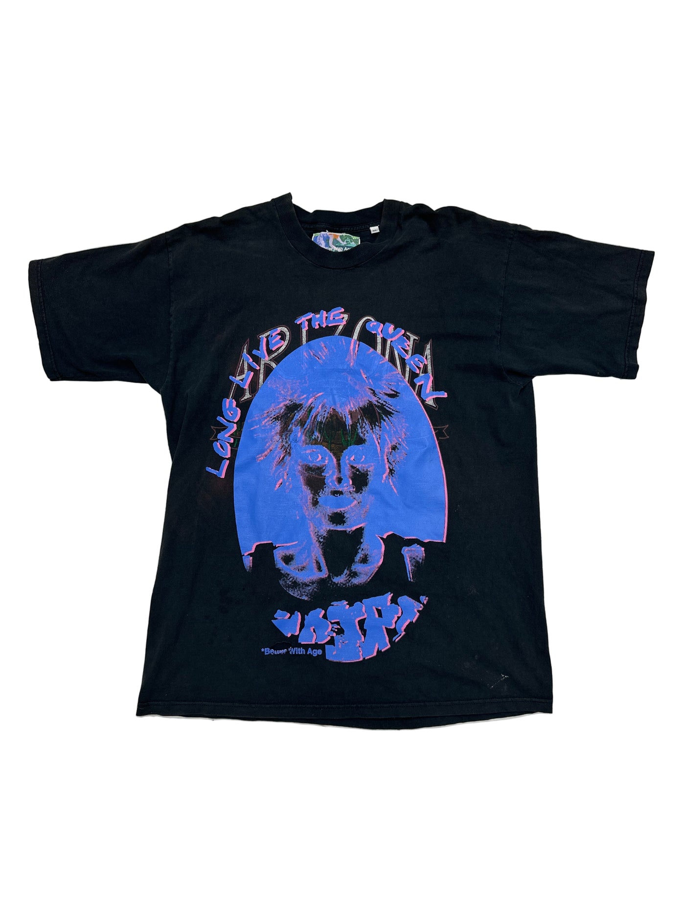 Better With Age Queen Vivianne Tee Black Wash