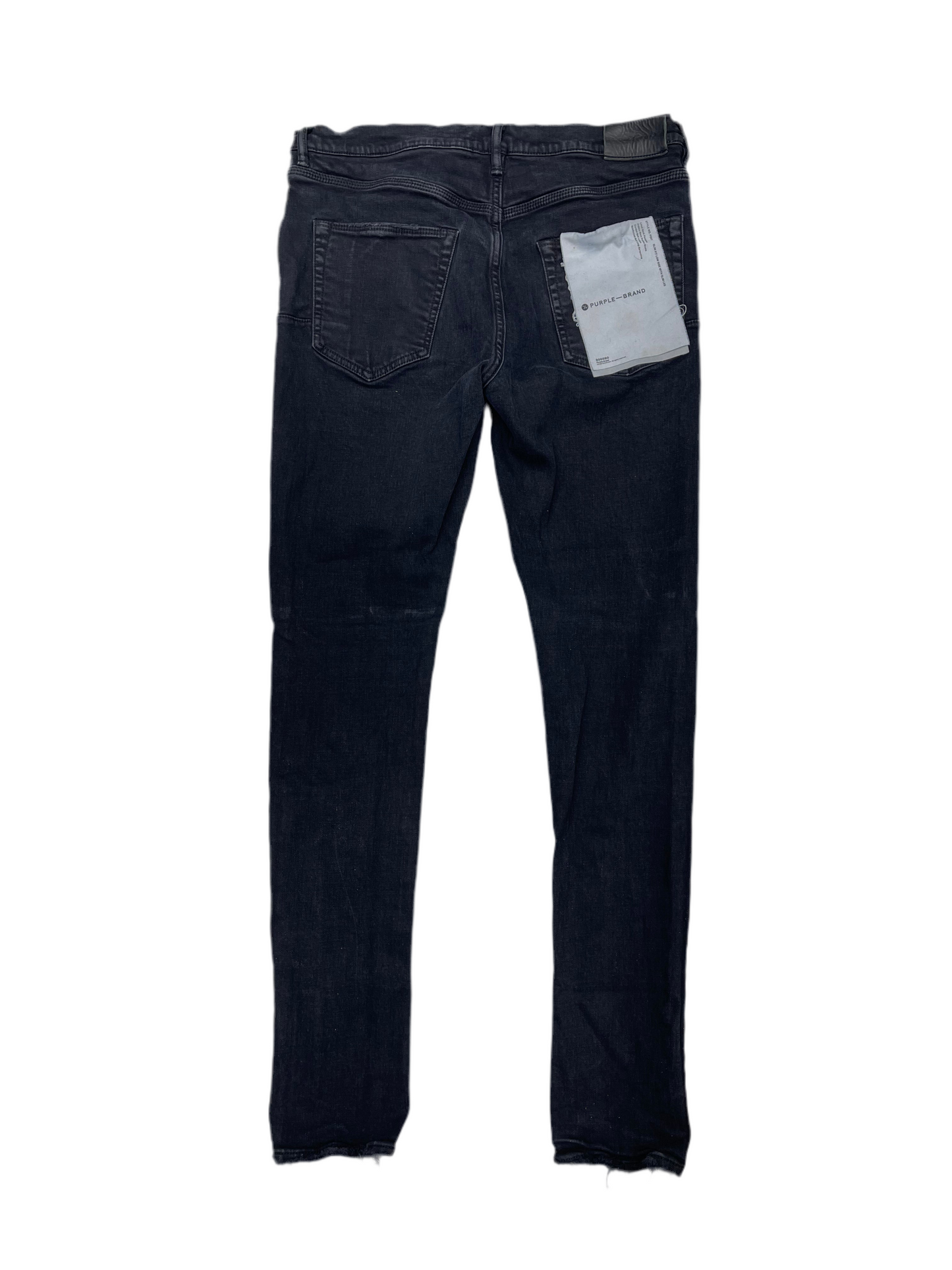 Purple Brand Low Rise Slim Fit Jeans Black