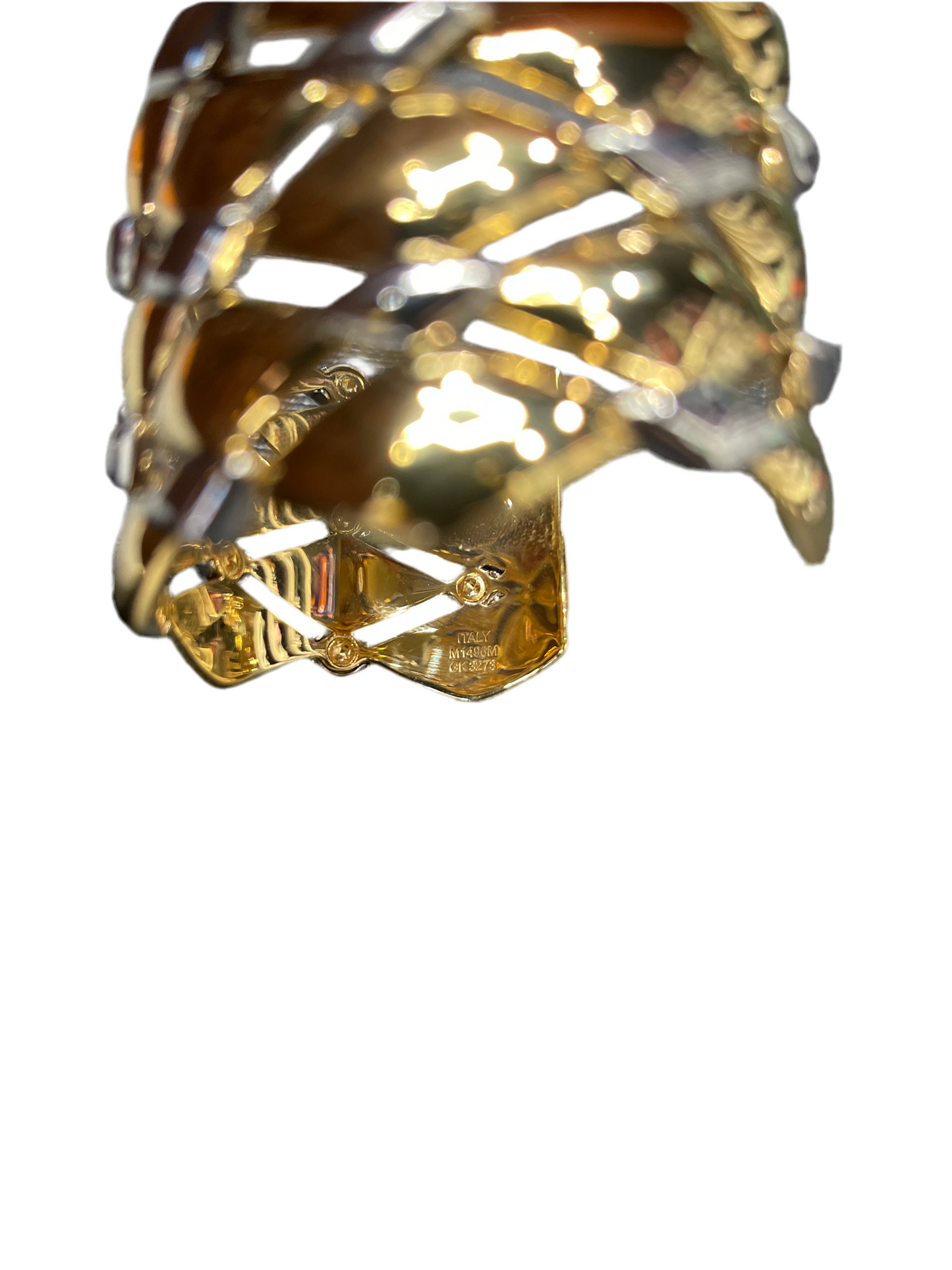 LV Malletage Bracelet Gold Silver