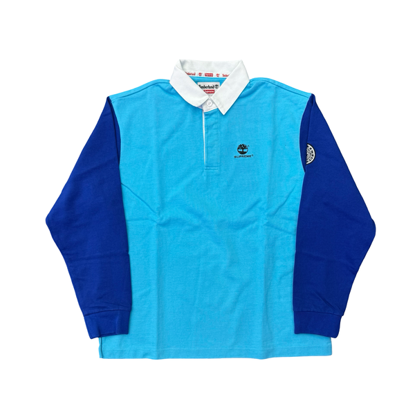 Supreme Timberland Rugby Tee Bright Blue