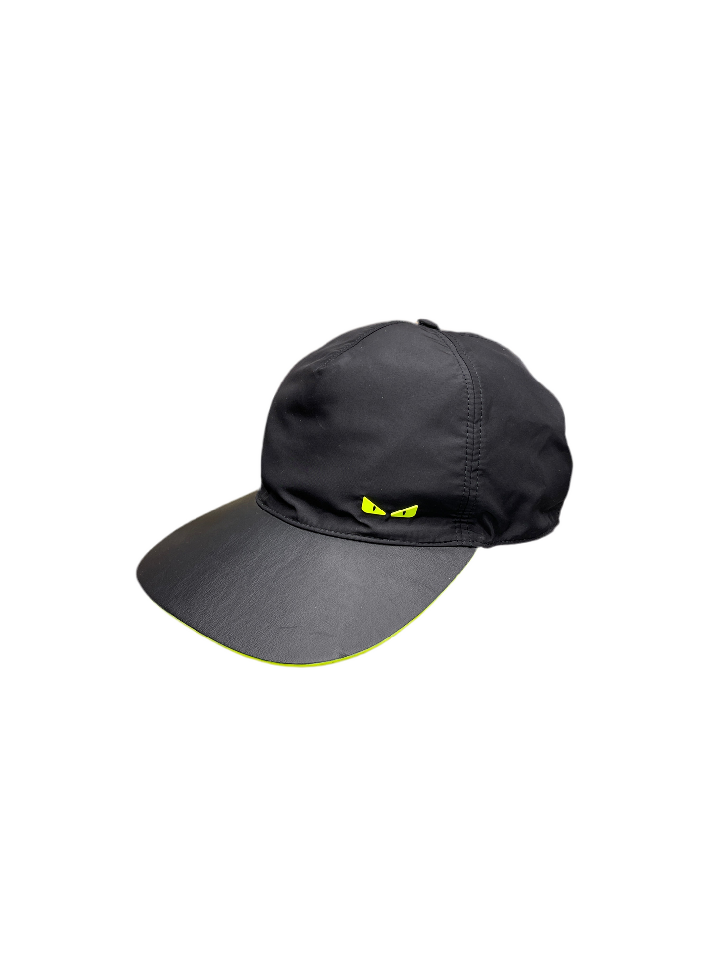 Fendi Monster Eyes Nylon Cap Black / Neon
