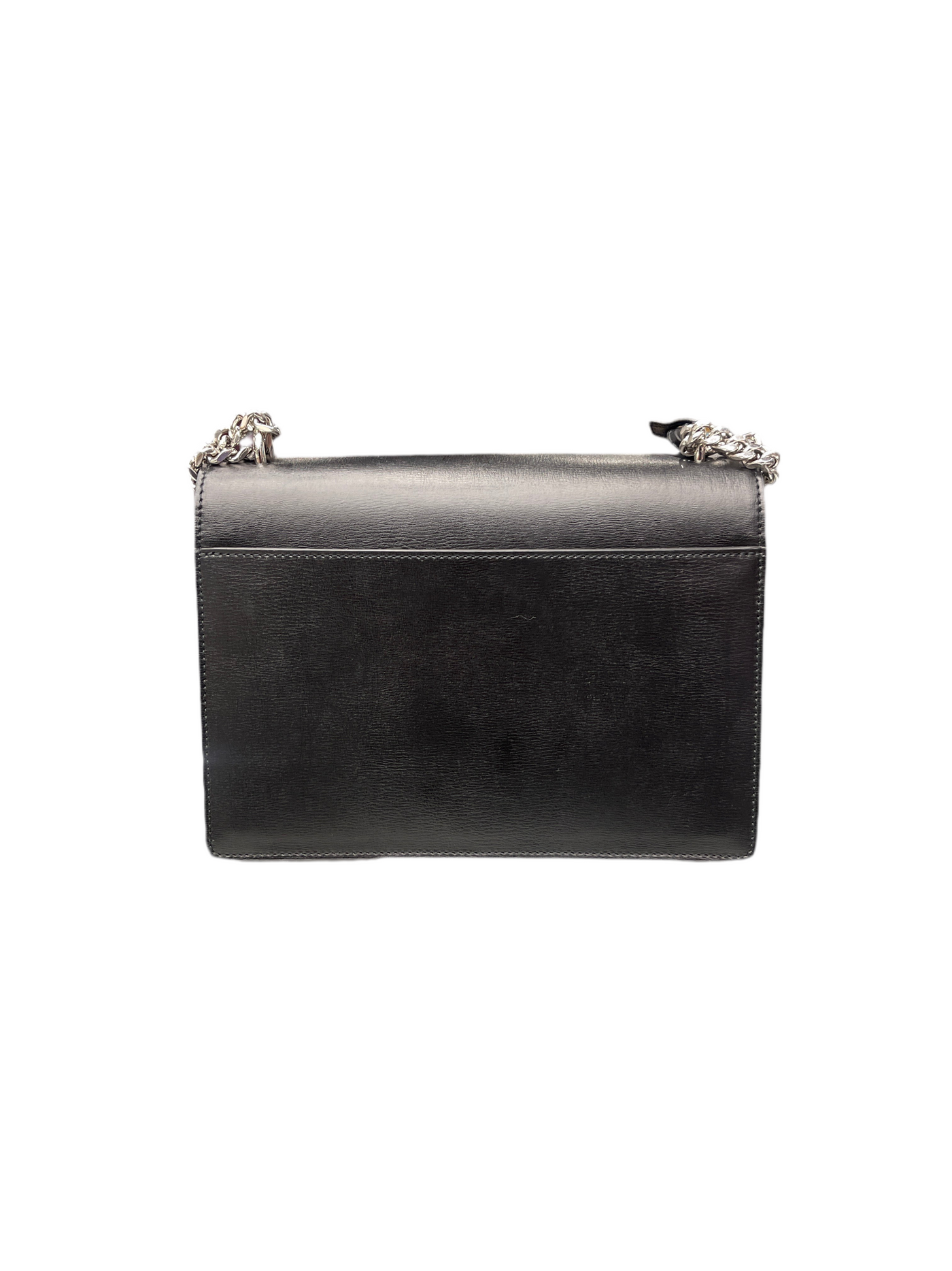 YSL Sunset Medium Shoulder Bag Smooth Leather Black