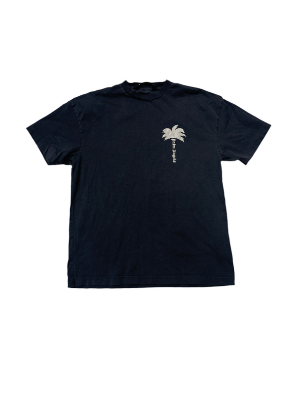 Palm Angels Palm Tree Printed Crewneck T-Shirt