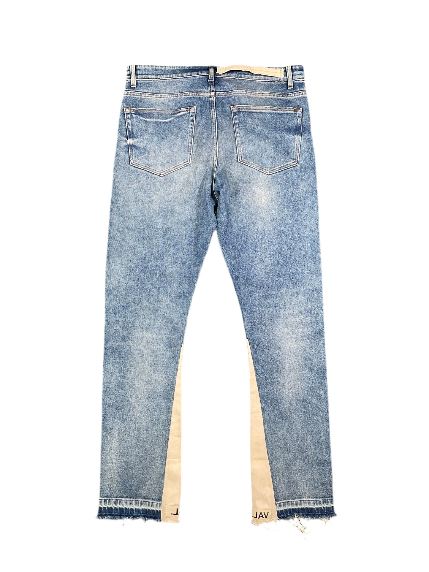 Val Kristopher Drawstring Straight Leg Jeans