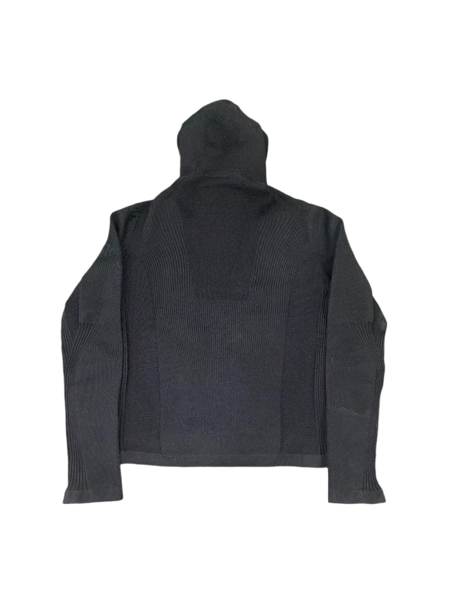 Prada Black Techno Pique Hoodie