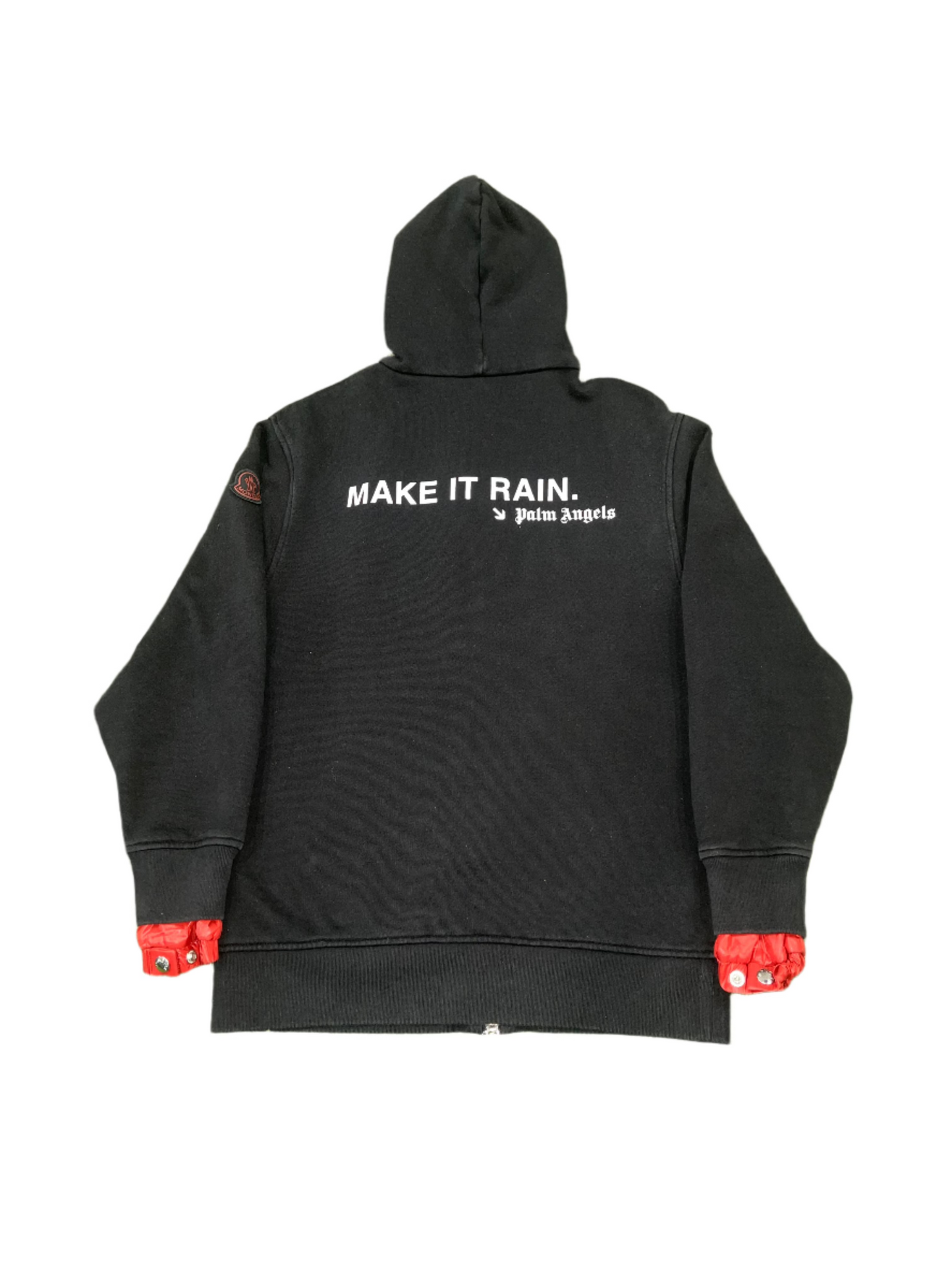 Moncler x Palm Angels Make It Rain Zip Hoodie Black
