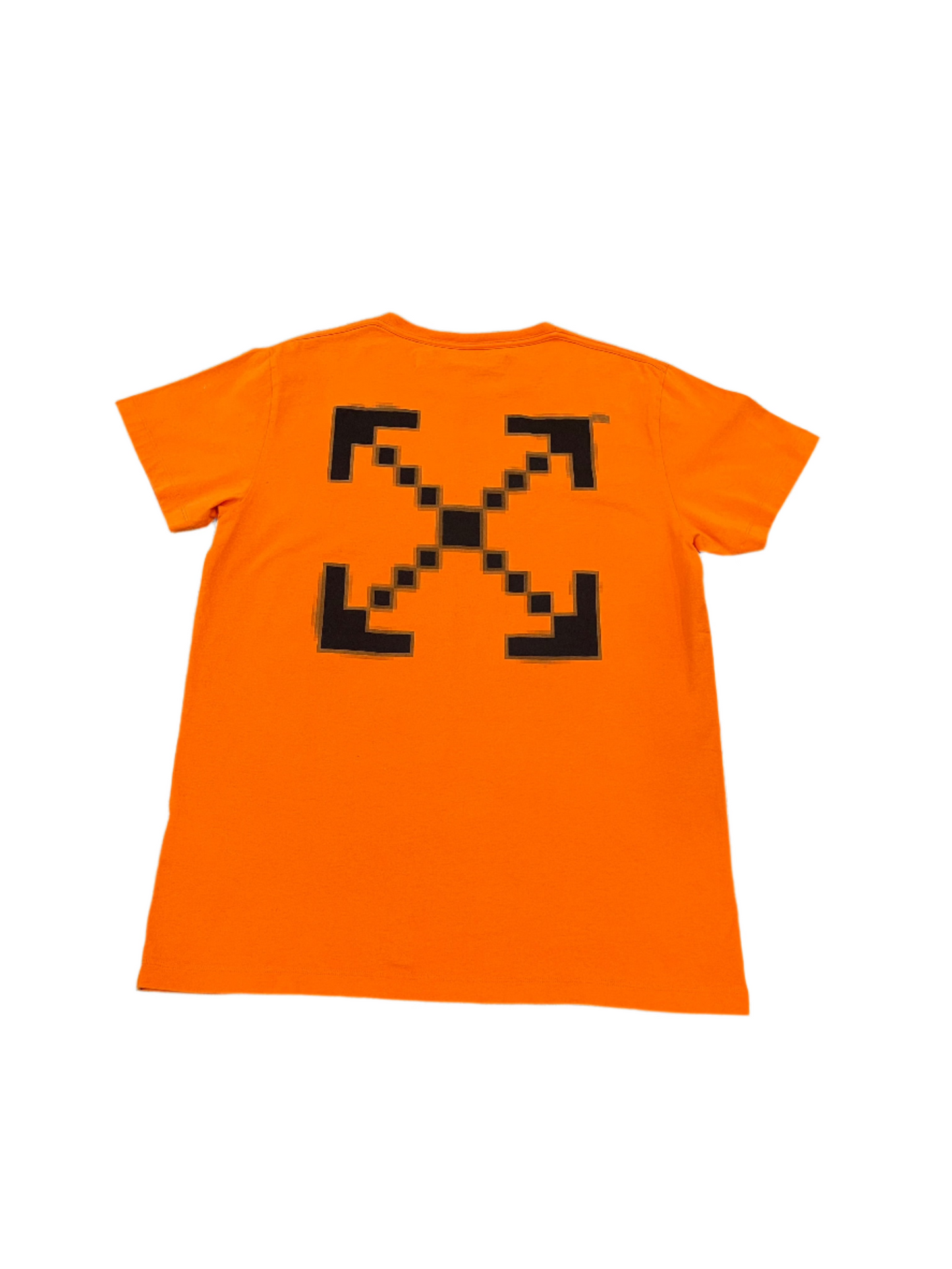 Off-White Industrial Print T-Shirt Orange