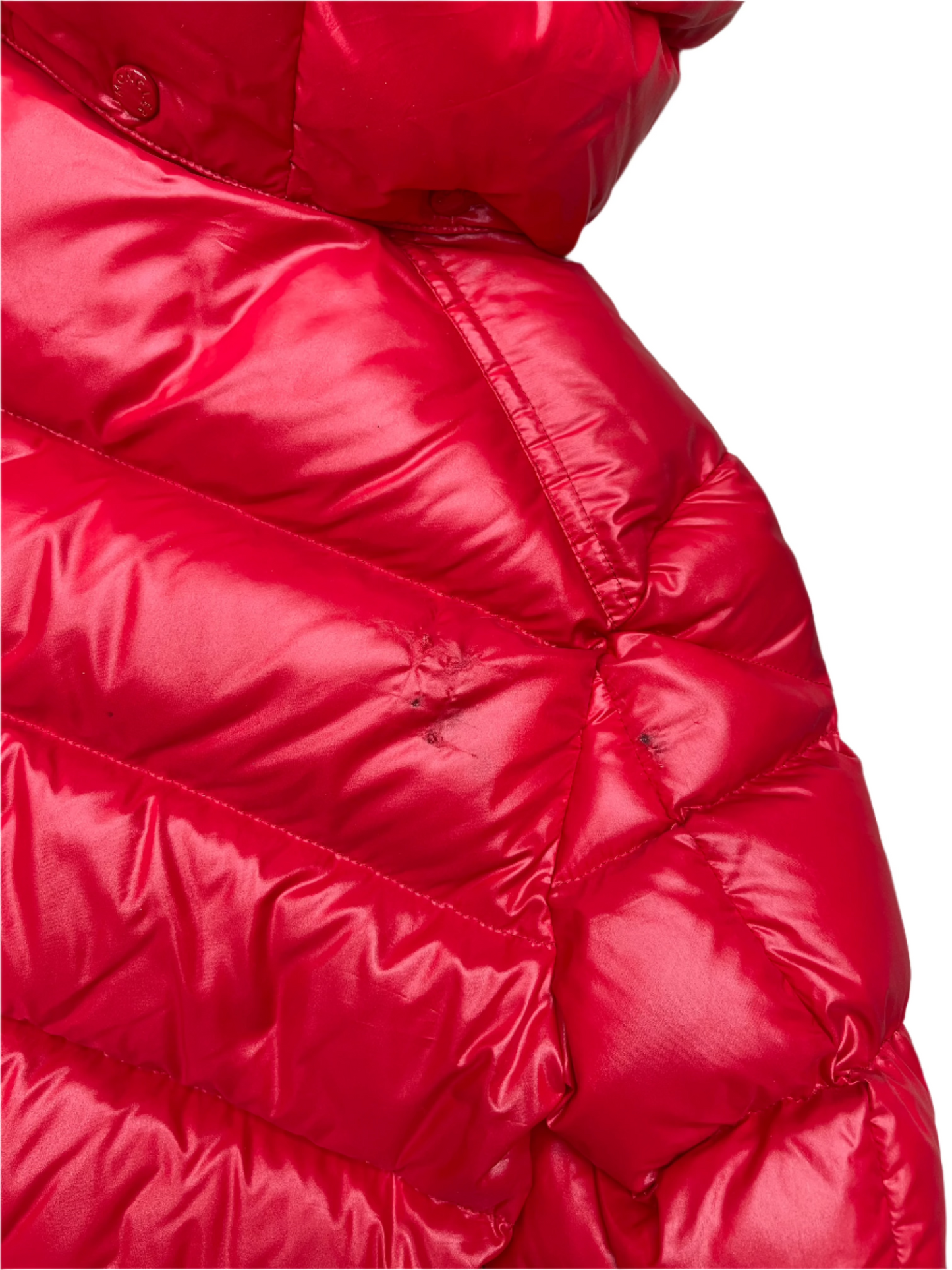 Kids Moncler New Maya Puffer Jacket Red