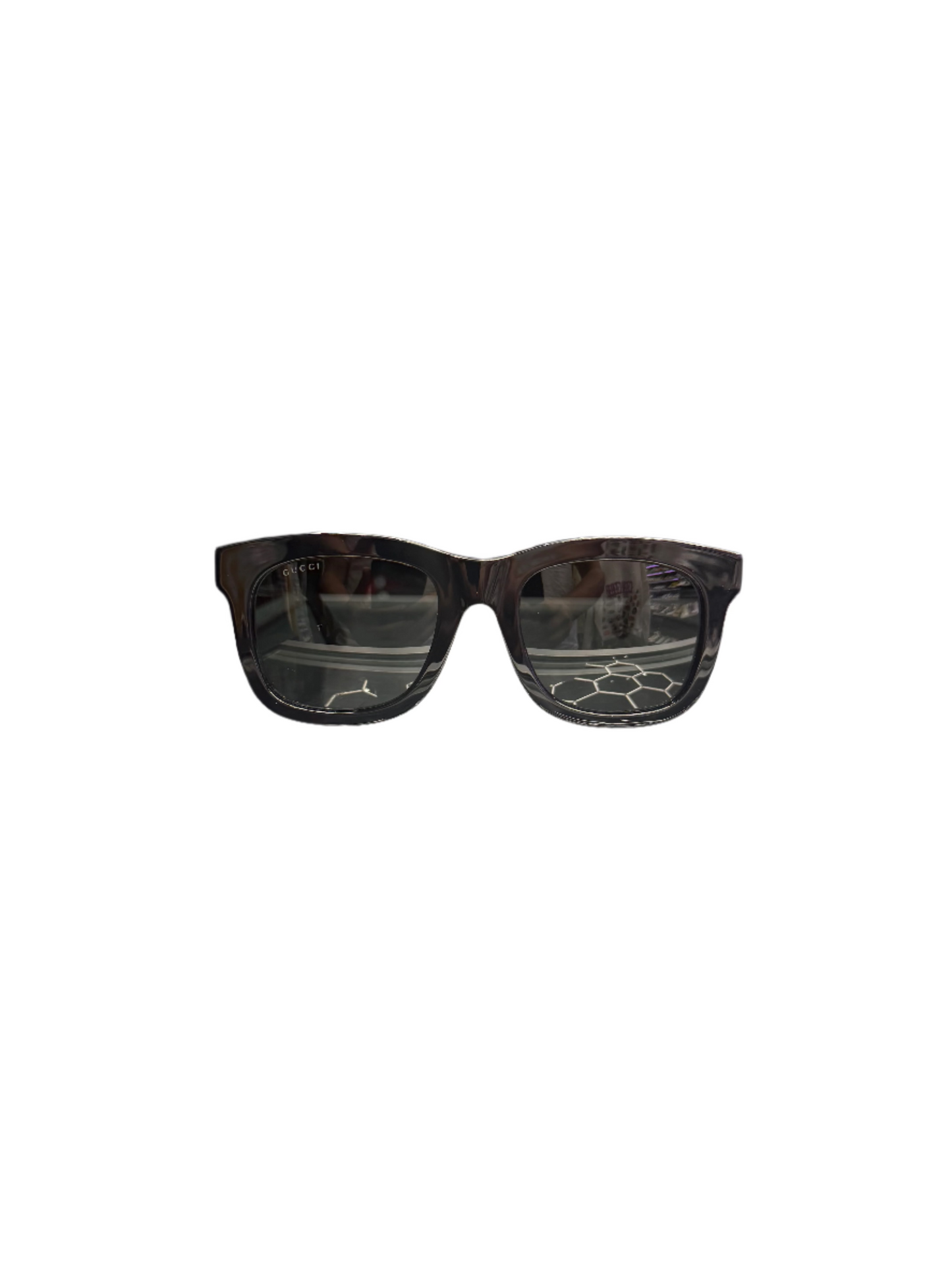 Gucci Square Rectangle Sunglasses Black