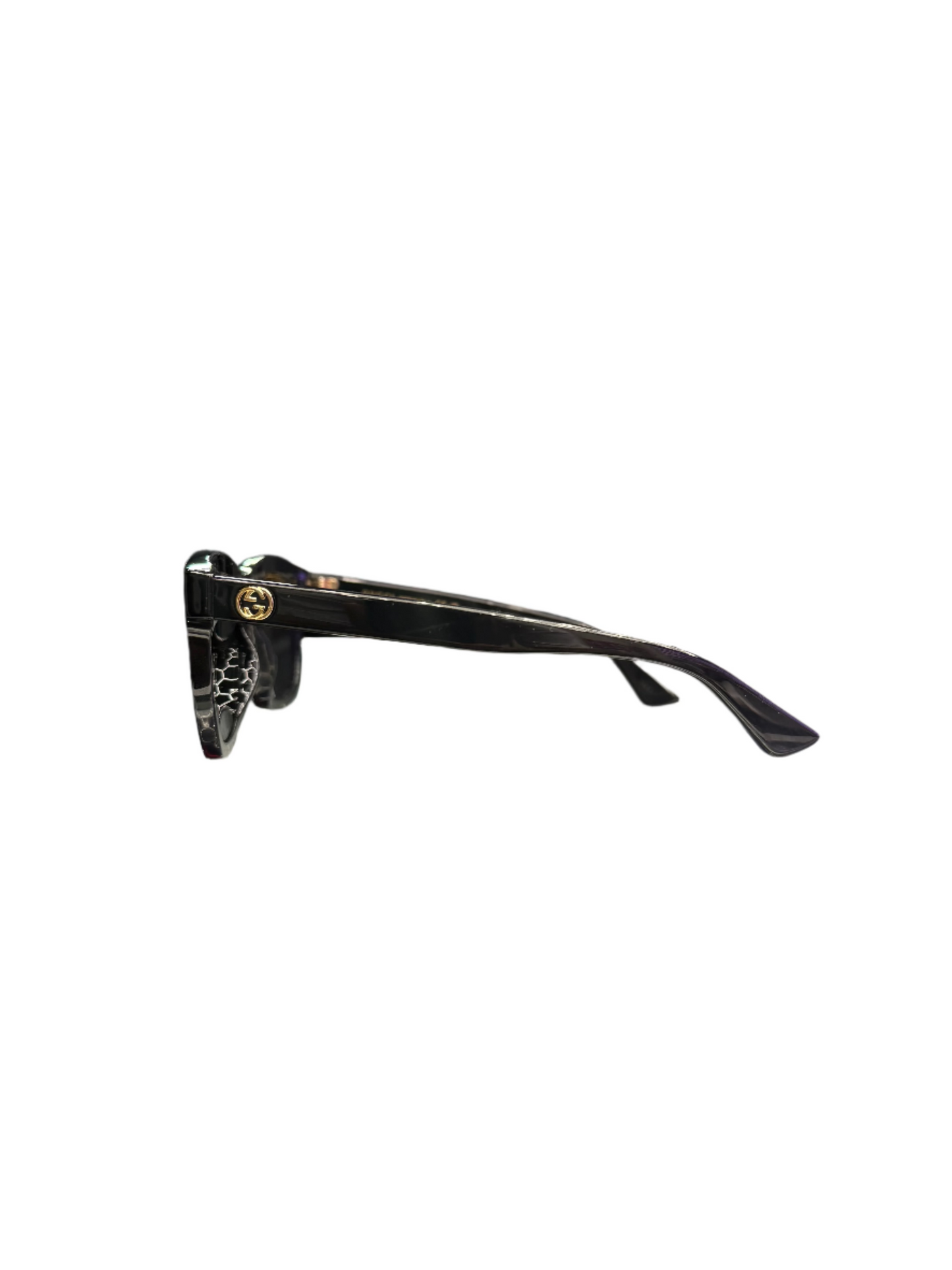 Gucci Square Rectangle Sunglasses Black