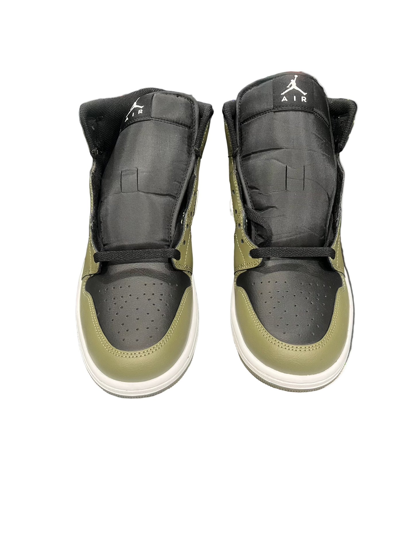 Nike Air Jordan 1 Mid Black Olive White
