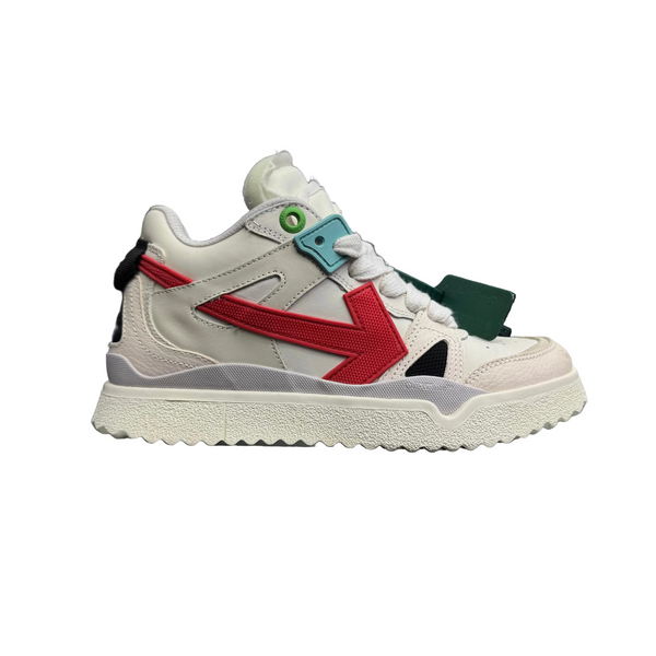 Off-White New Mid Sponge Sneaker White Red