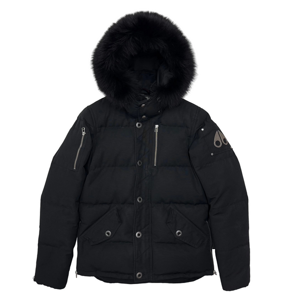 Moose Knuckles Originals 3Q Fur Hood Jacket Black
