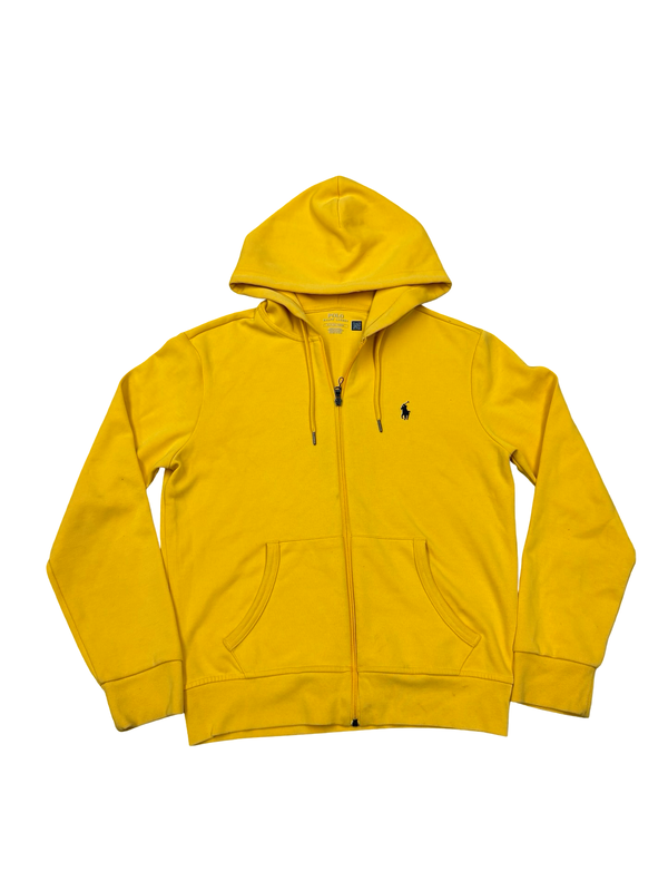Ralph Lauren Polo Zip Through Hoodie Yellow
