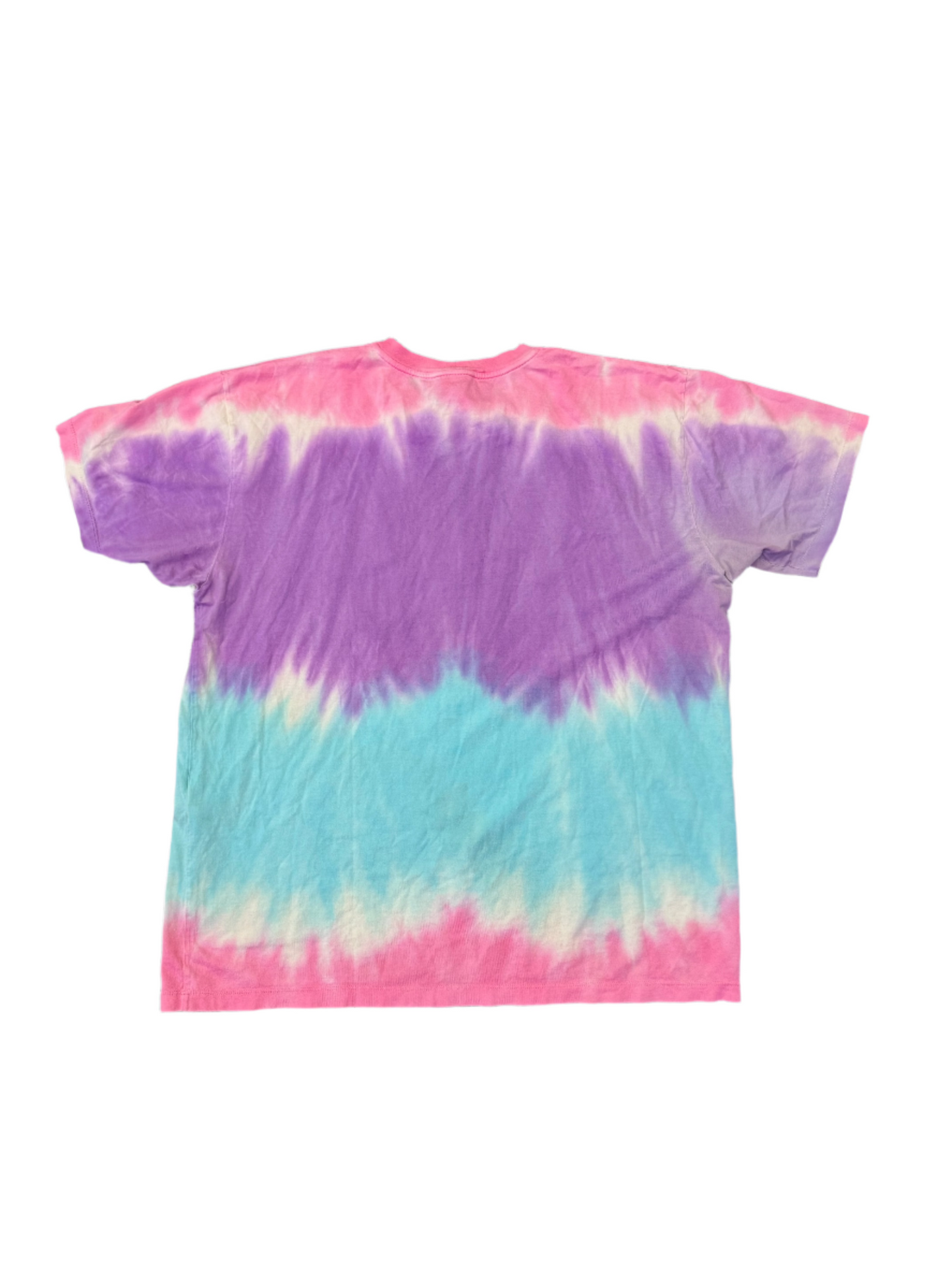 Celine Tie Dye Tee Purple Blue Pink