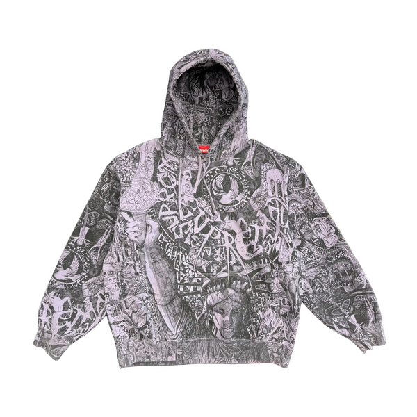 Supreme Liberty Hooded Sweatshirt Dusty Purple