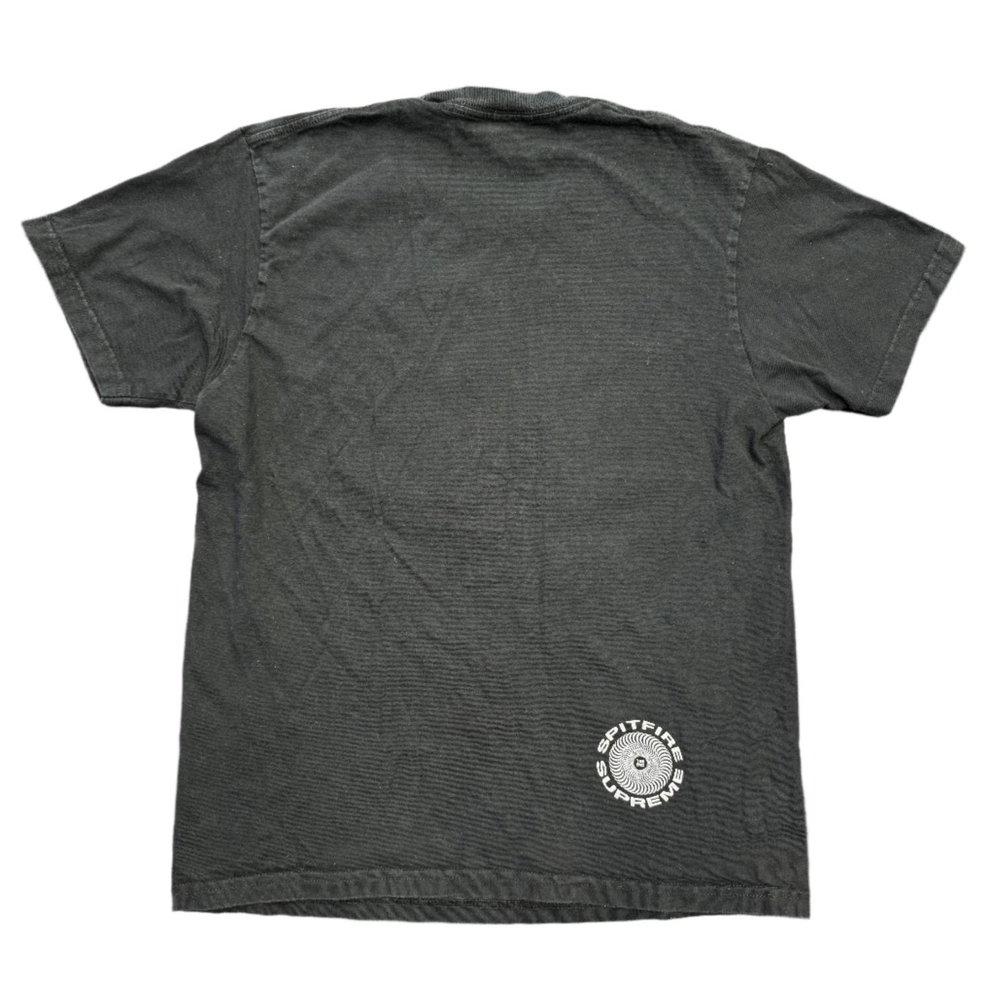 Supreme Spitfire Classic Swirl Faded Tee Black Vintage