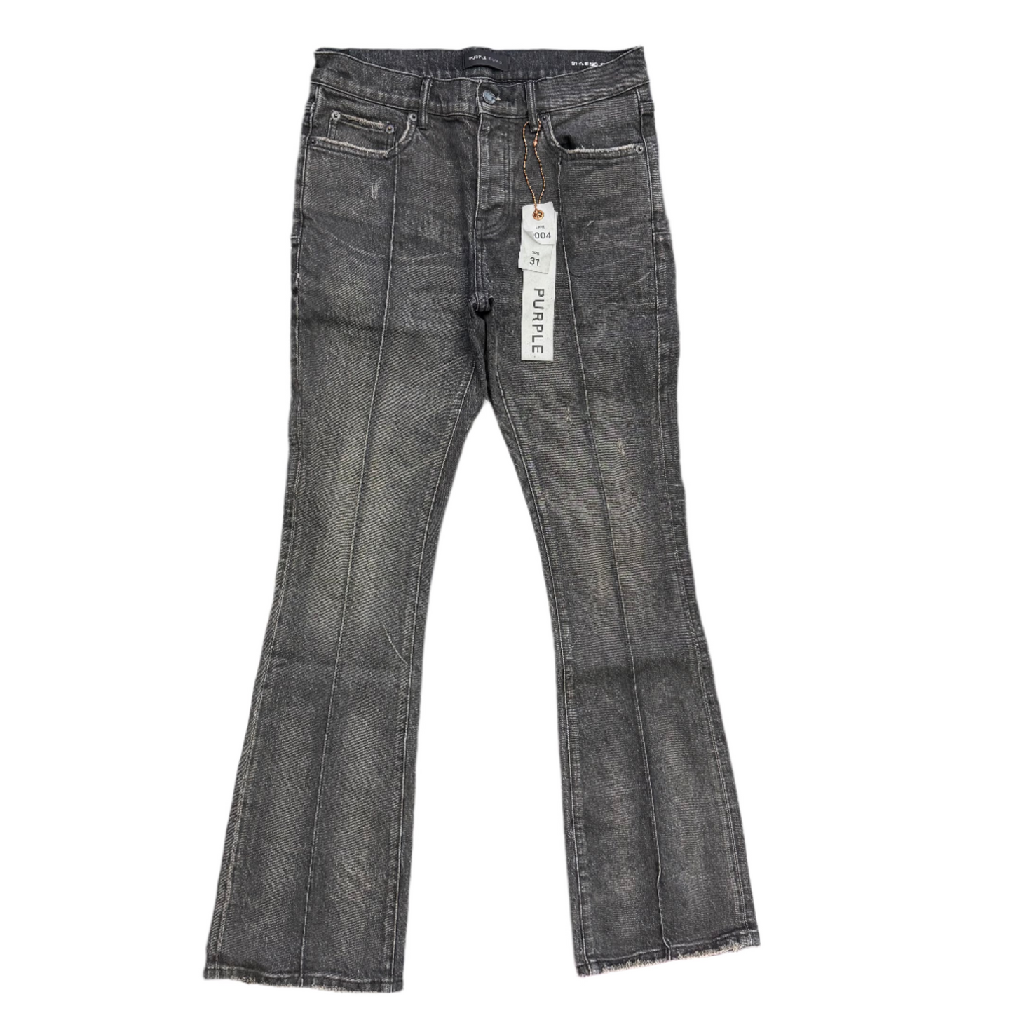 Purple Brand Flare Denim Jeans Black