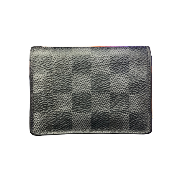 LV Enveloppe Carte De Visite Wallet Damier Graphite Canvas