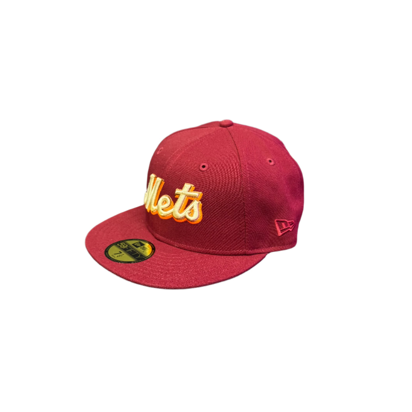 New Era Mets 59Fifty Fitted Hat Maroon Cardinal