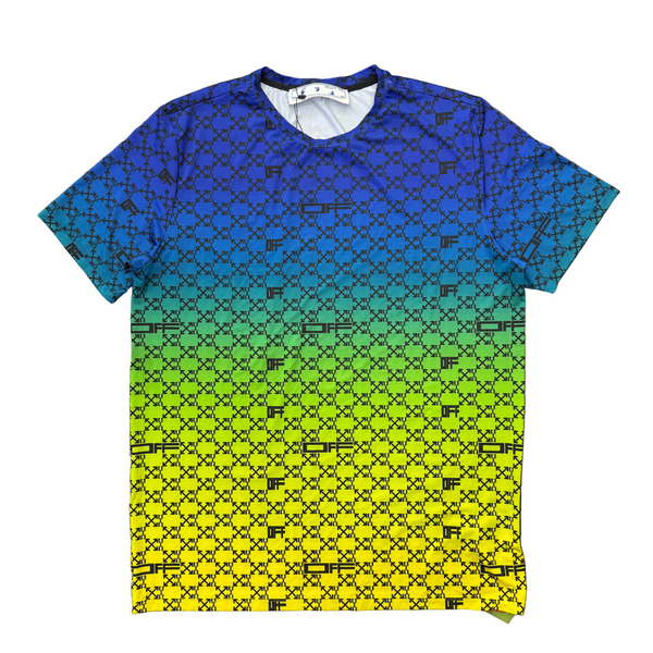 Off-White Athletic Monogram Short Sleeve Tee Multicolor Black