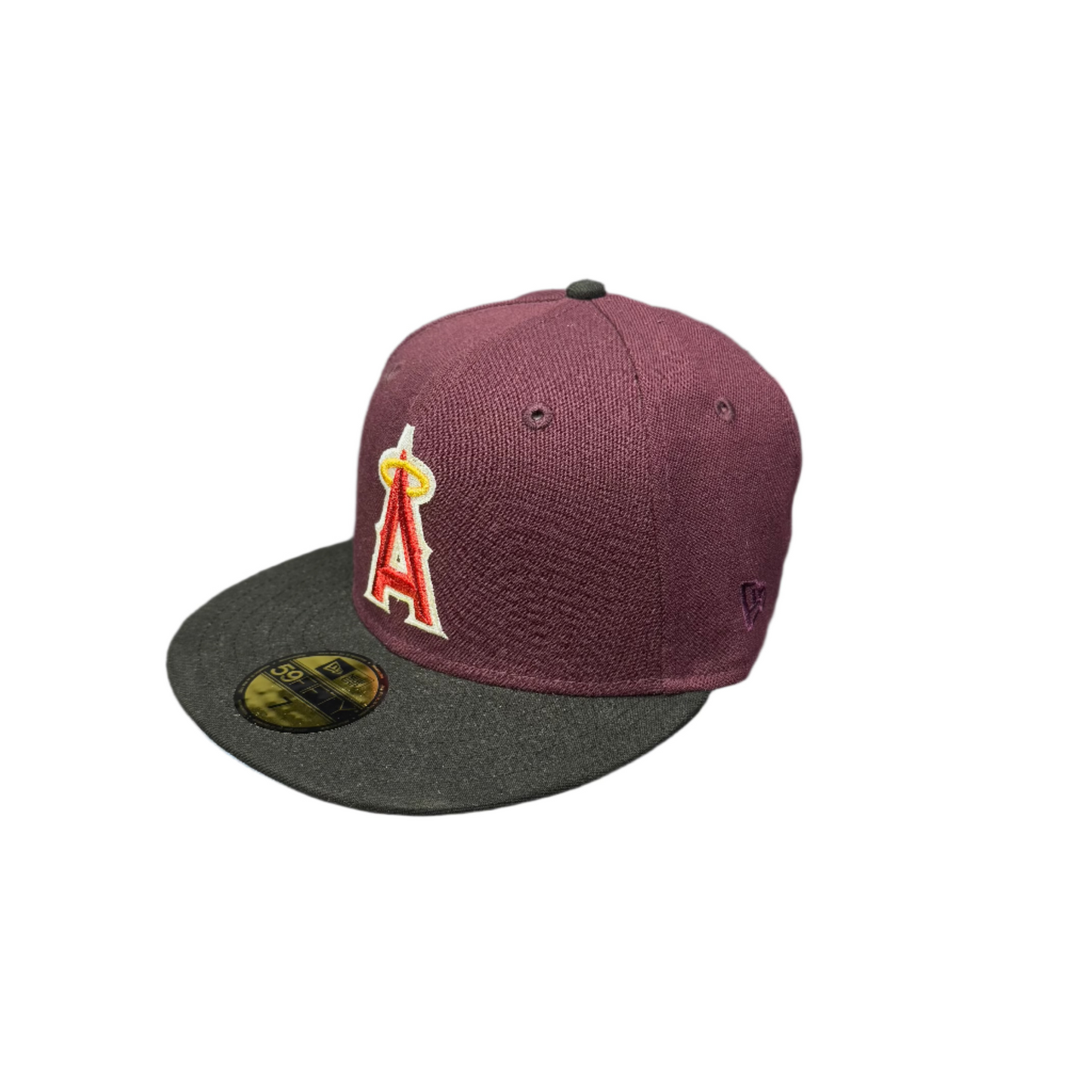 New Era LA Angels All-Star Fitted Hat Burgundy Black
