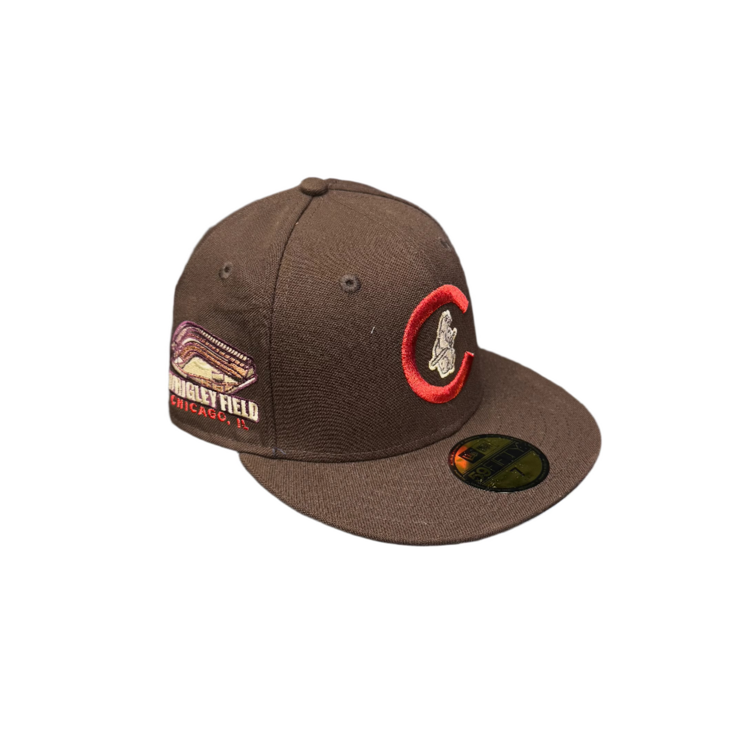 New Era Chicago Cubs Wrigley Field Fitted Hat Brown