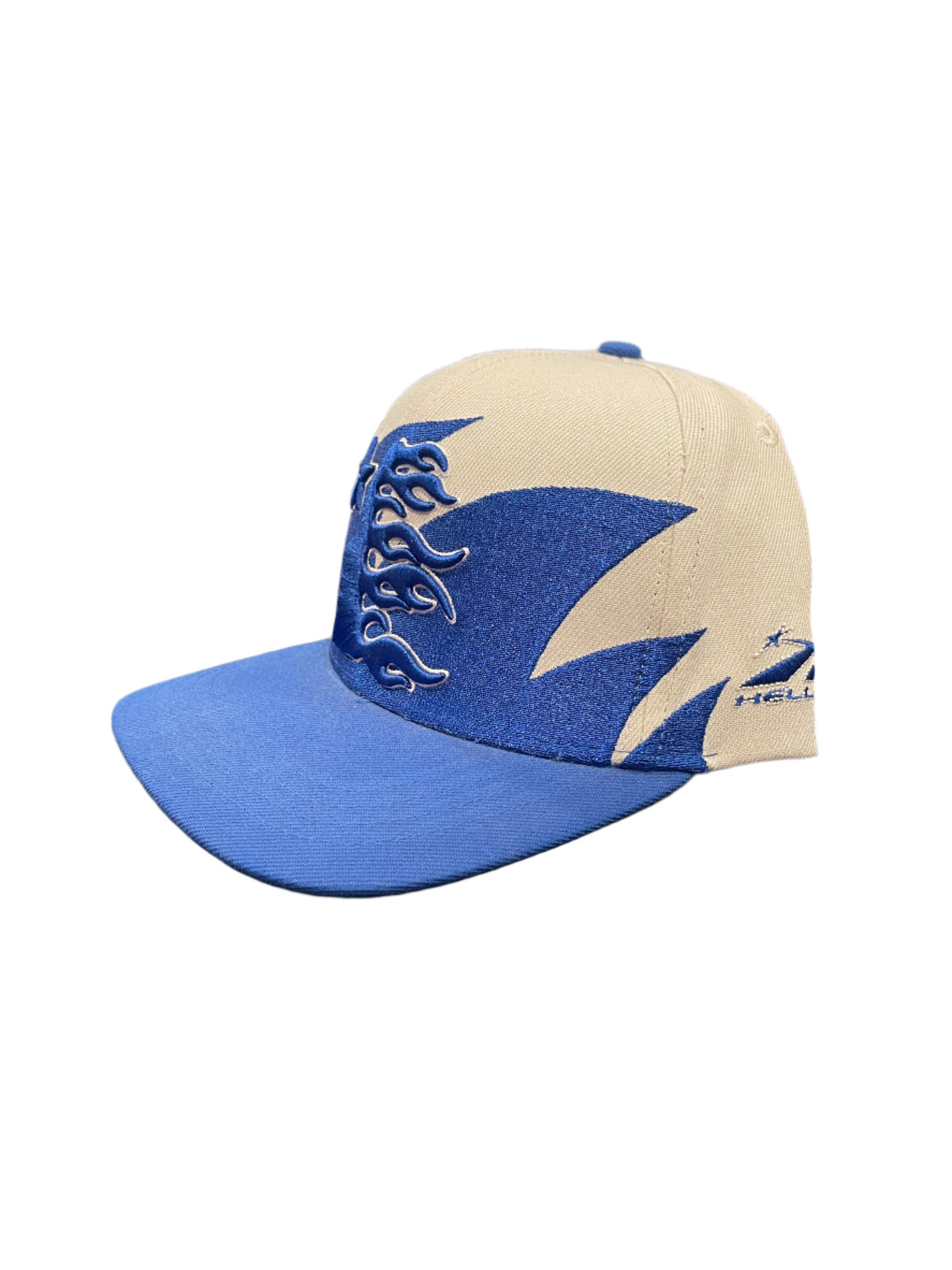 Hellstar Snapback Studded Path To Paradise Cream Blue