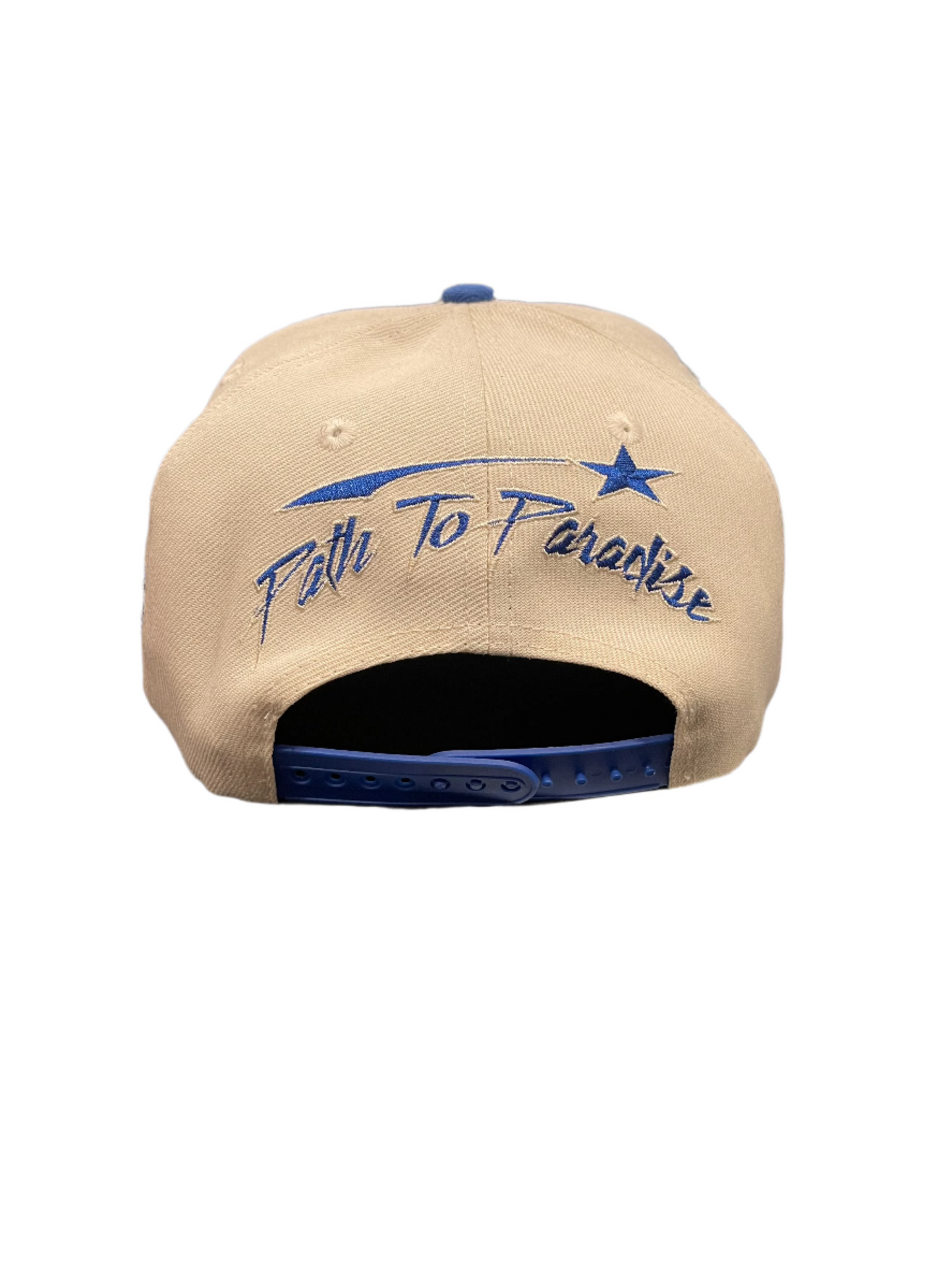 Hellstar Snapback Studded Path To Paradise Cream Blue