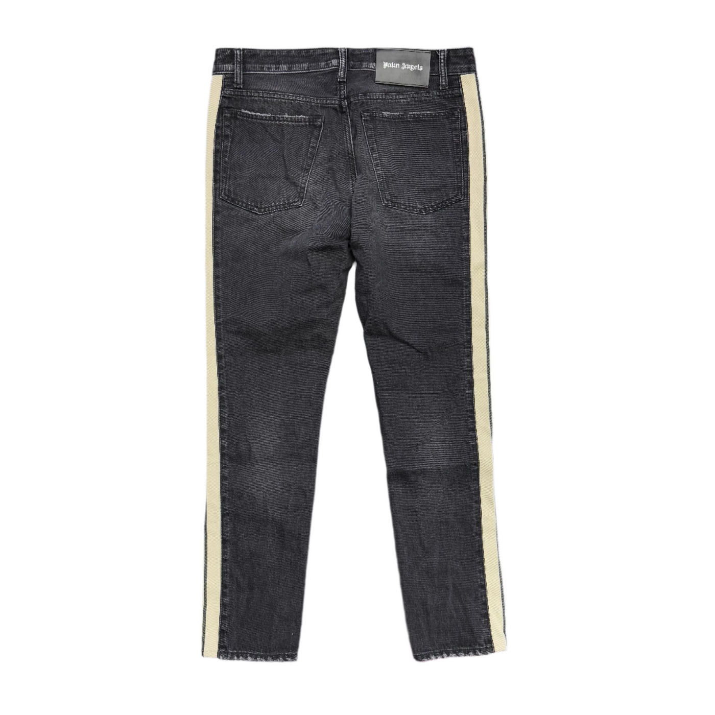 Palm Angels Track Denim Black White