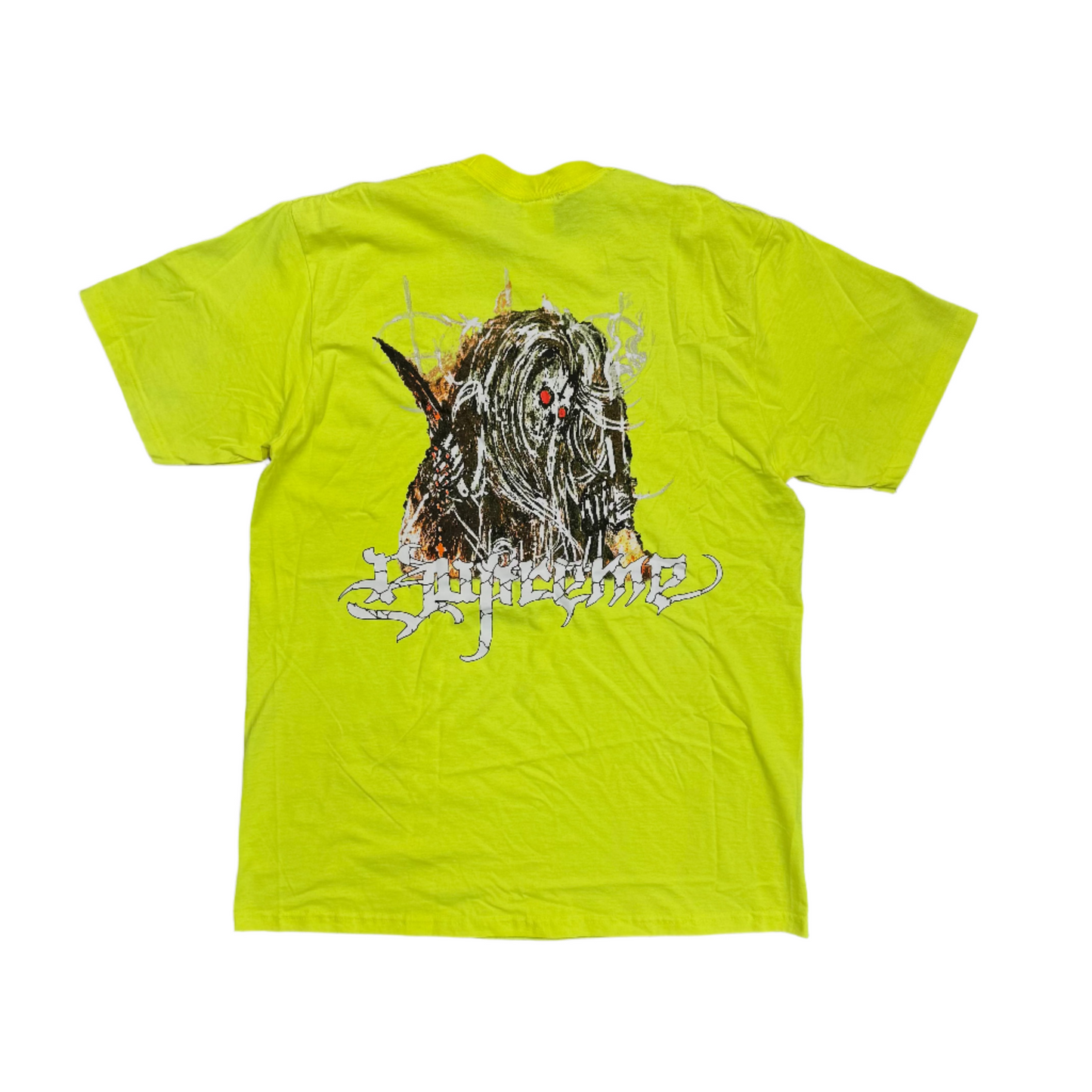 Supreme Satan Tee Fluorescent Yellow
