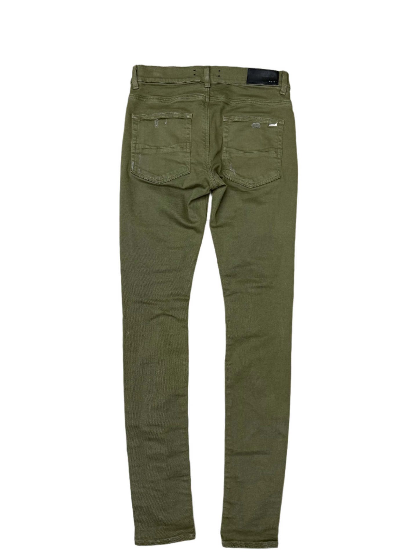 Amiri Green Thrasher Jeans