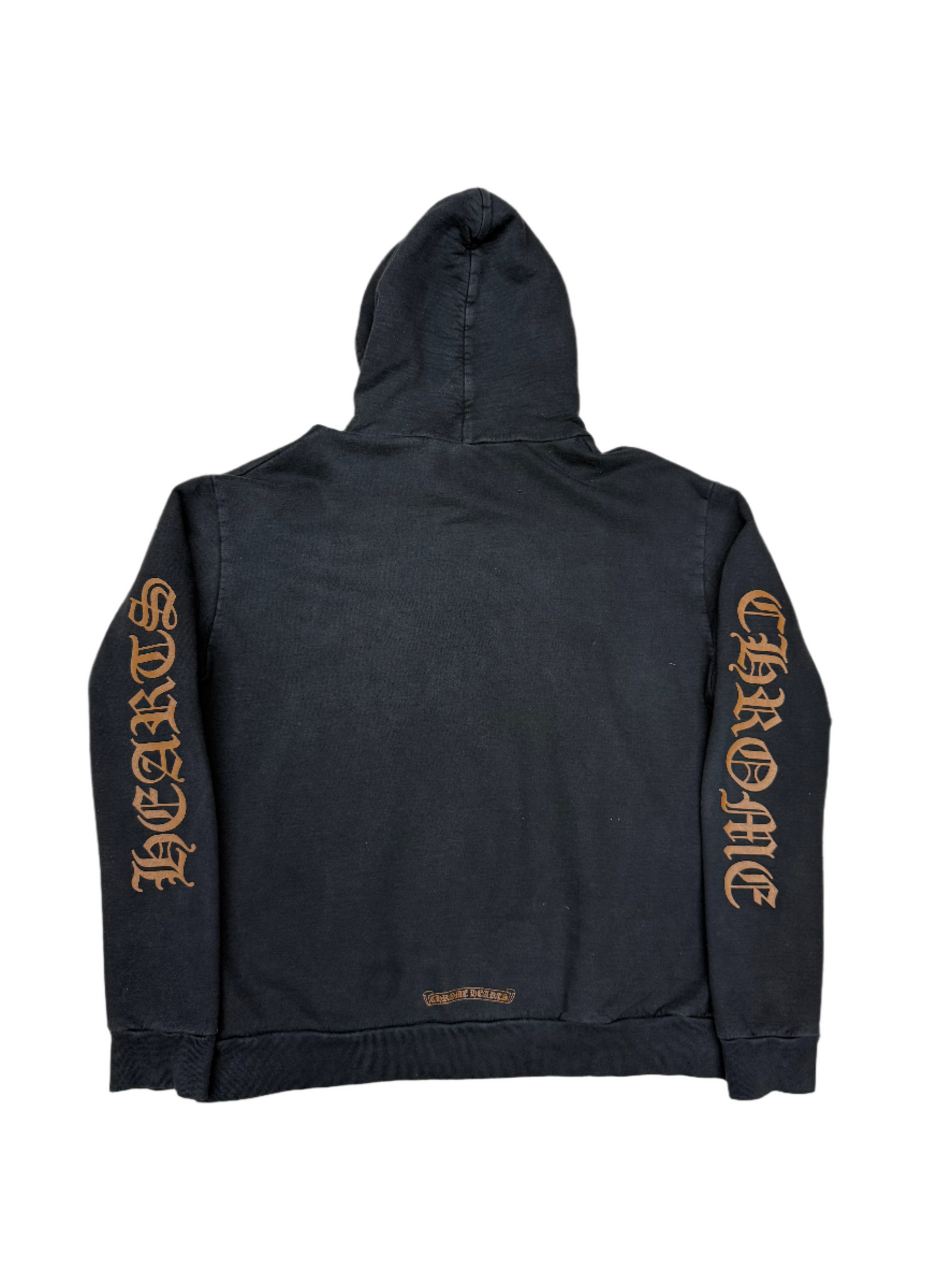 Chrome Hearts Vertical Brown Logo Hoodie