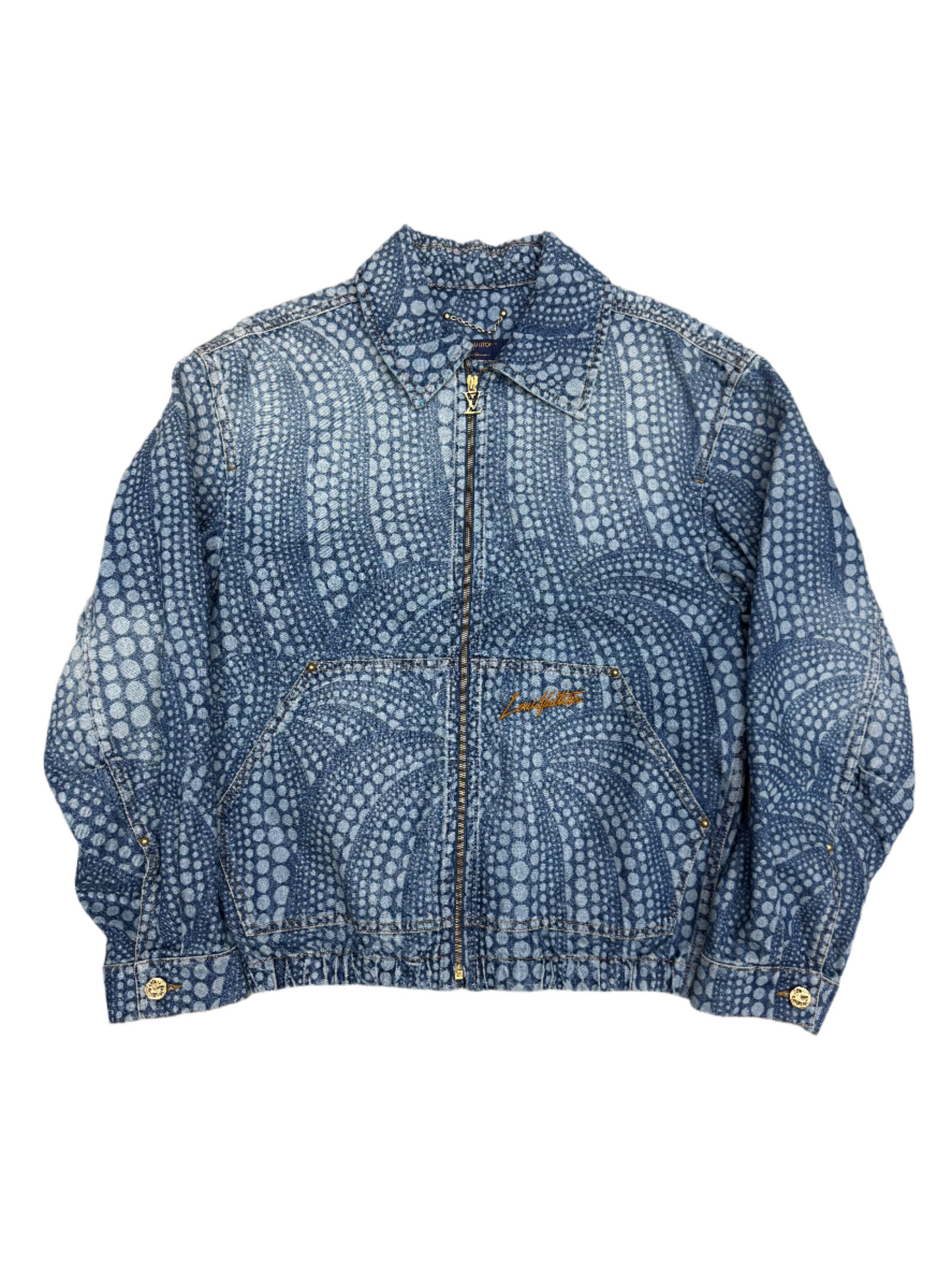 LV x Yayoi Kusama Pumpkin Denim Jacket