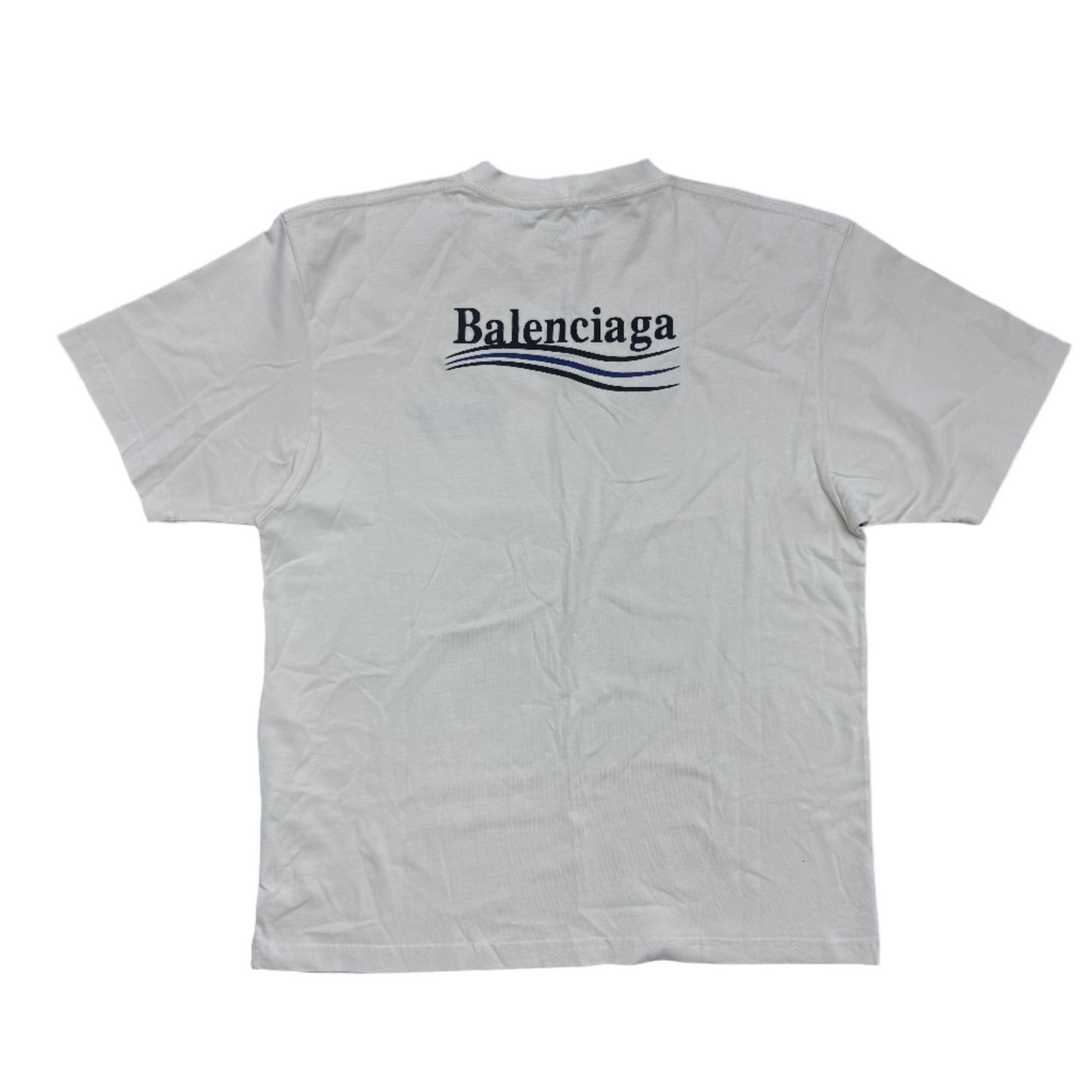 Balenciaga Political Campaign T-Shirt White