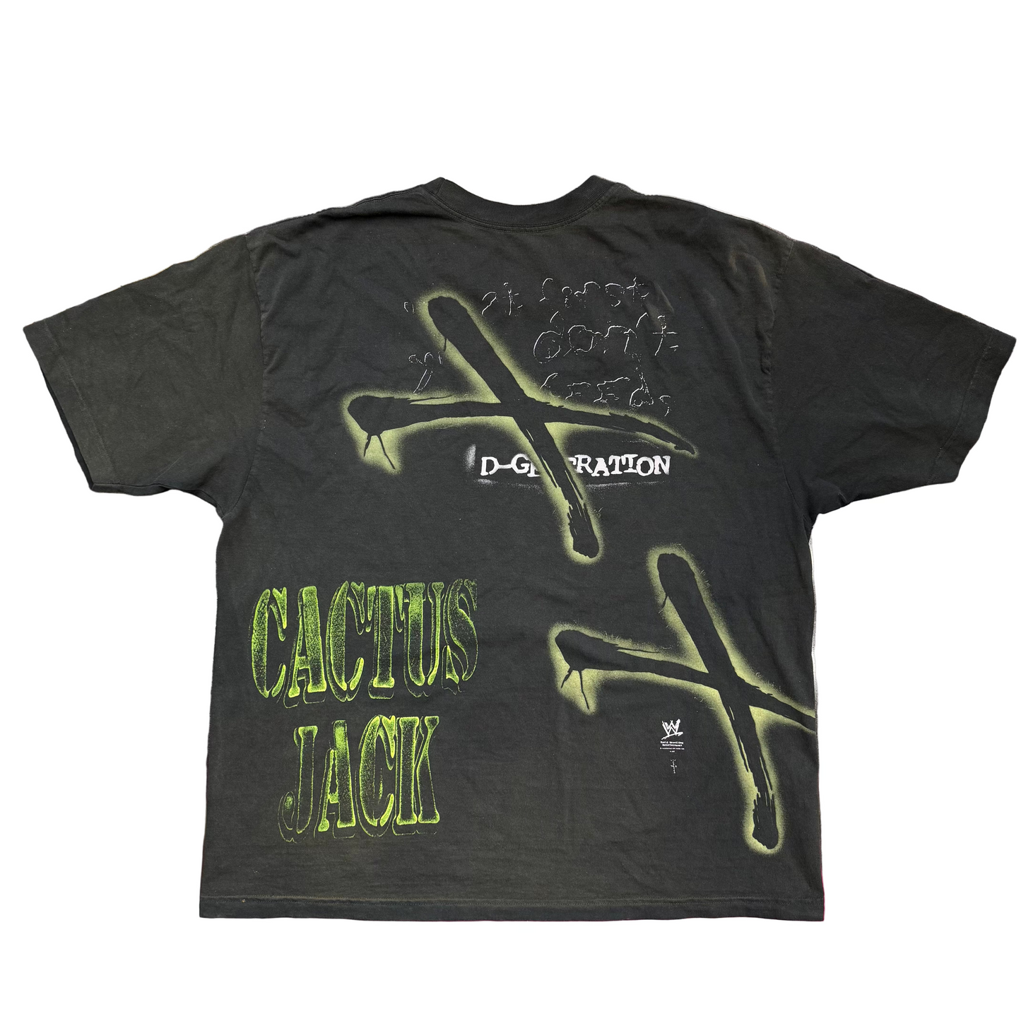 Cactus Jack x WWE Two Worlds T-Shirt DX Black