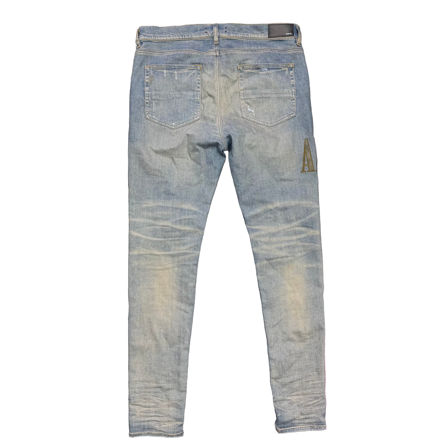 Amiri Core Appliqué Jean Clay Indigo