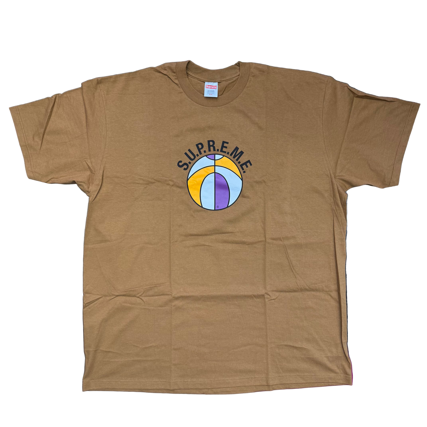 Supreme League Tee Light Brown