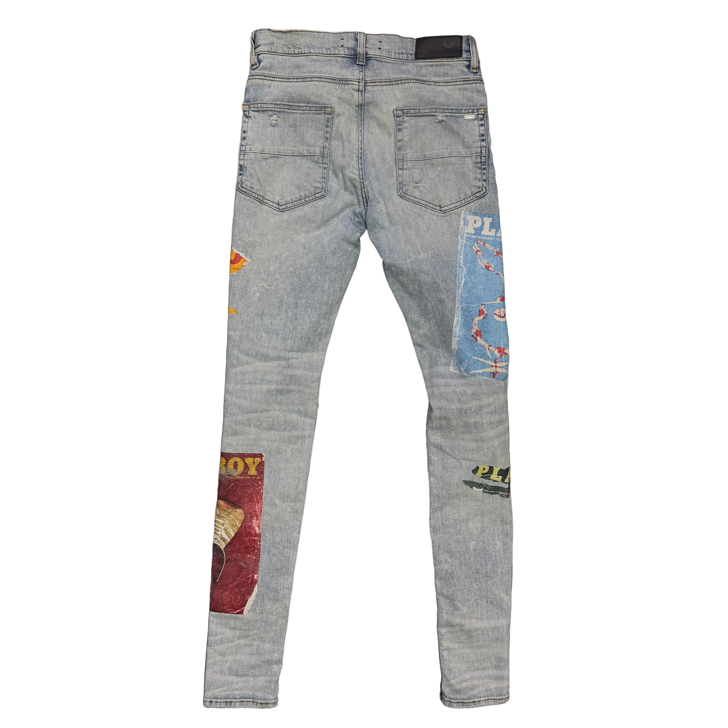 Amiri Playboy Jeans Blue