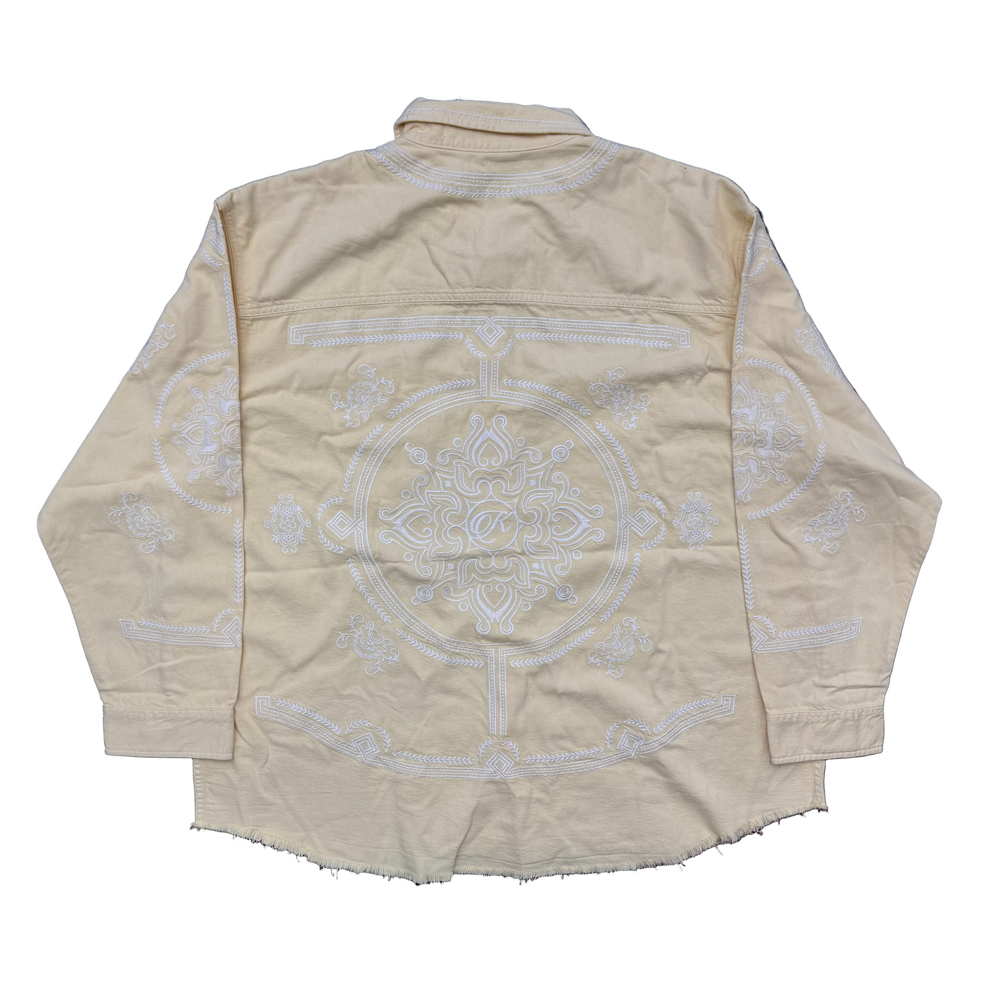 Kith Raw Hem Denim Apollo Shirt Blonde