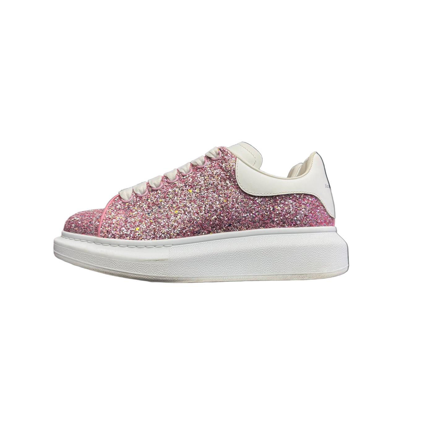 Alexander McQueen Oversized Pink Glitter W