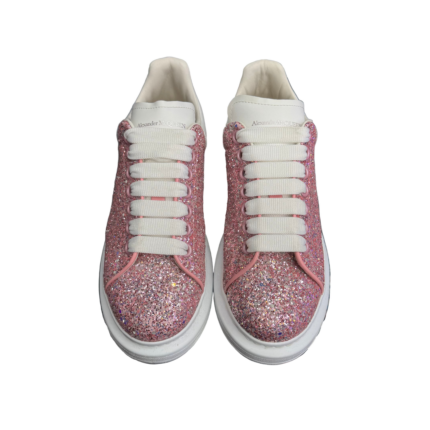 Alexander McQueen Oversized Pink Glitter W
