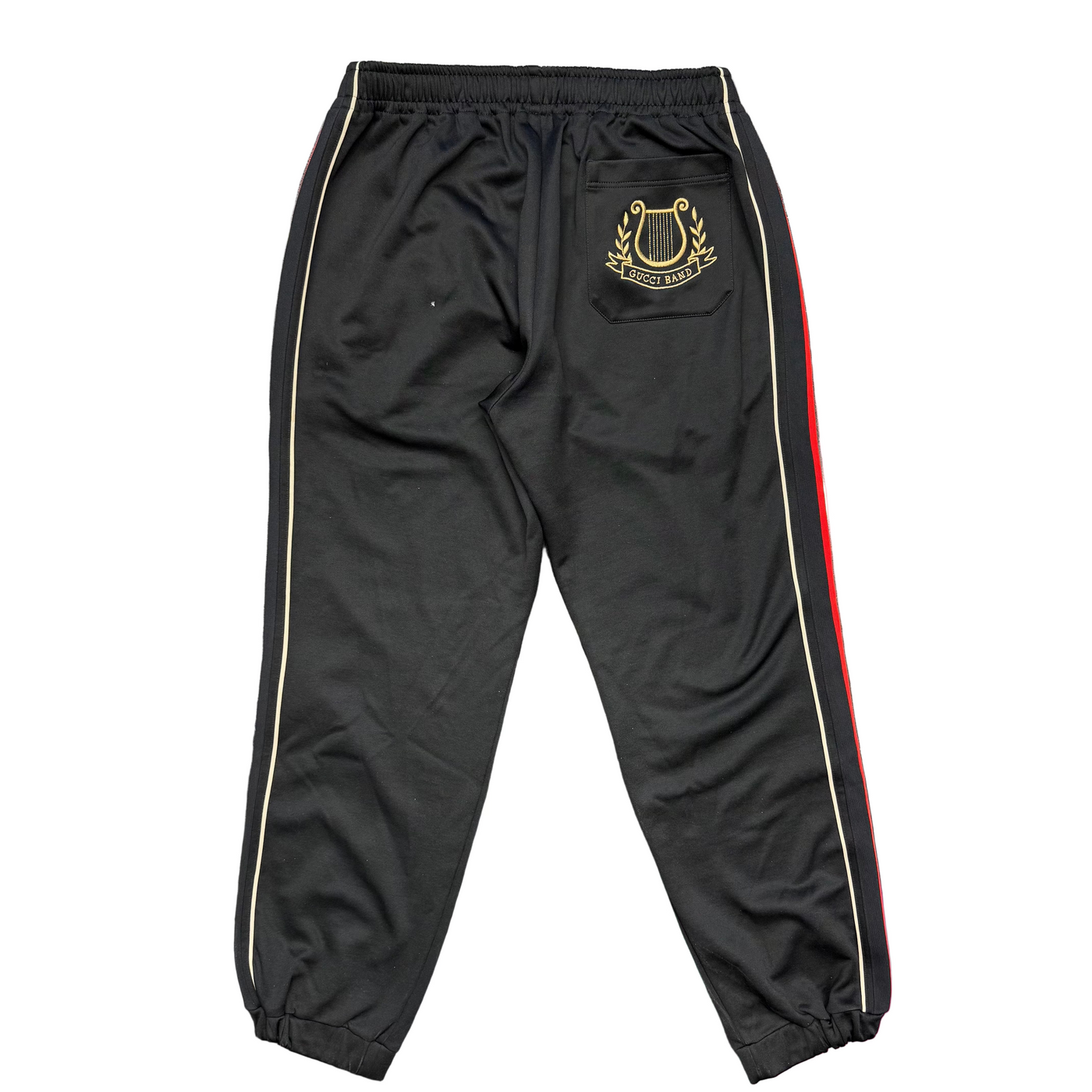 Gucci Web Stripe Jersey Sweatpants Black
