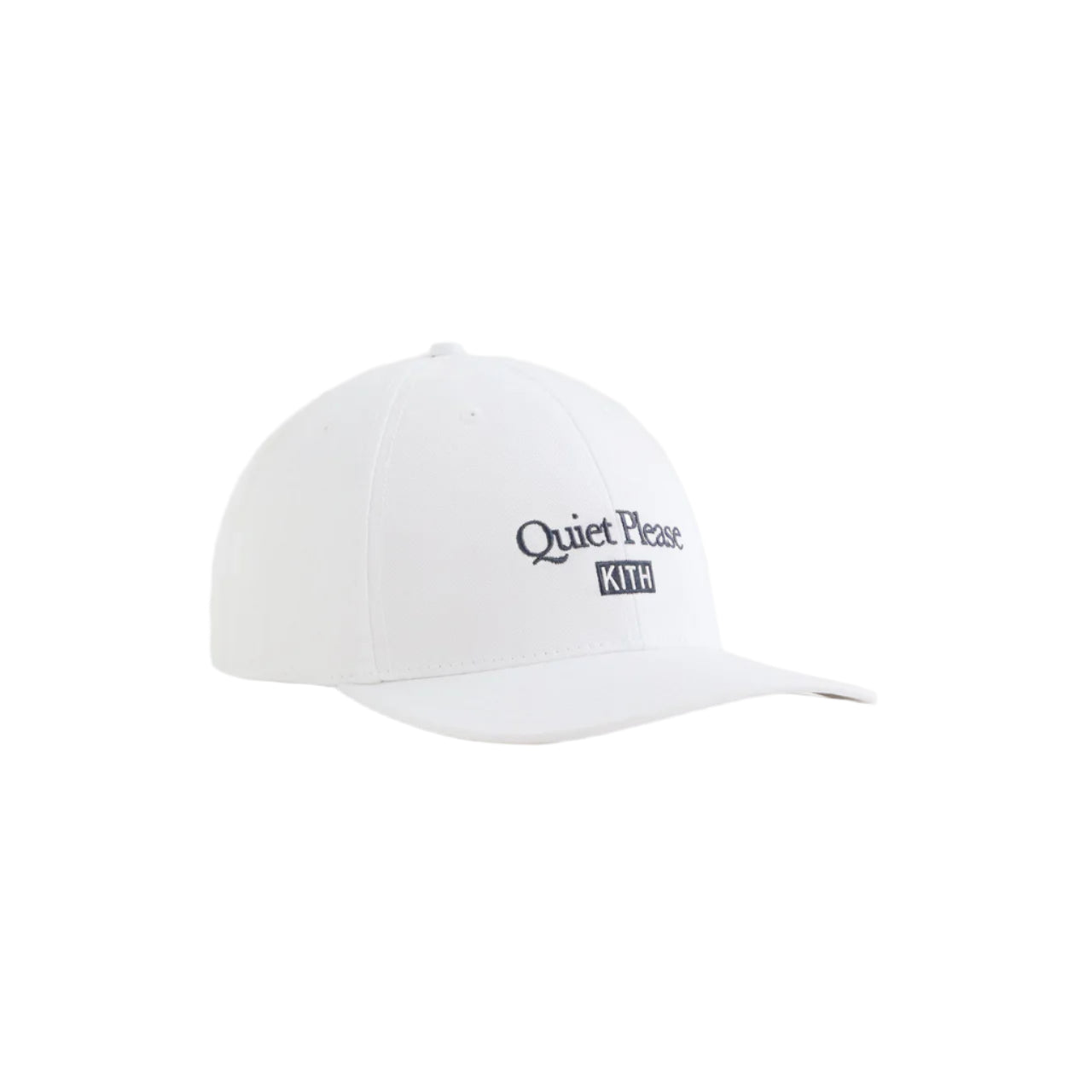 Kith x WIlson Twill Aaron Cap Dad Hat White