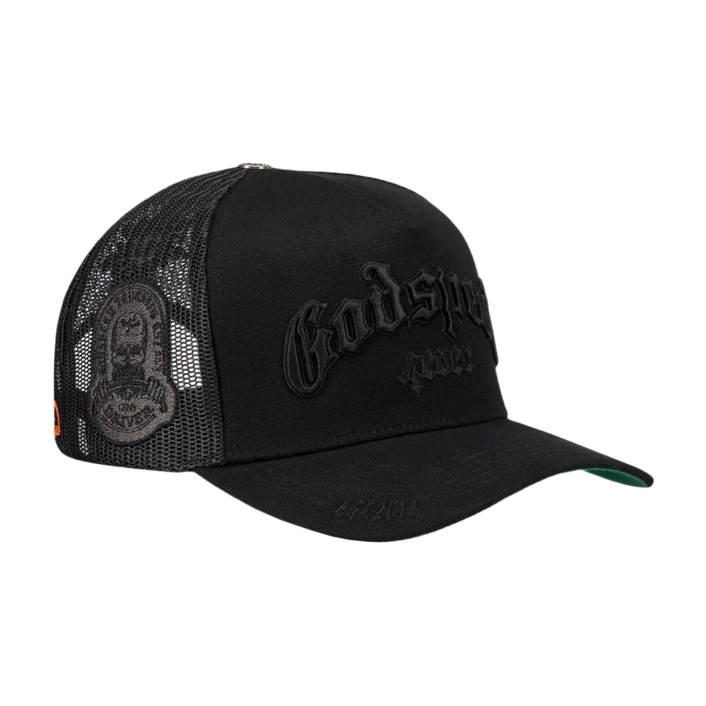Godspeed GS Forever Trucker Hat Vanta Black / Black