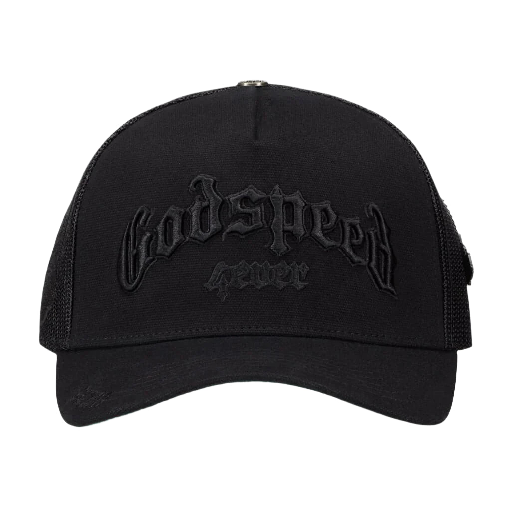 Godspeed GS Forever Trucker Hat Vanta Black / Black