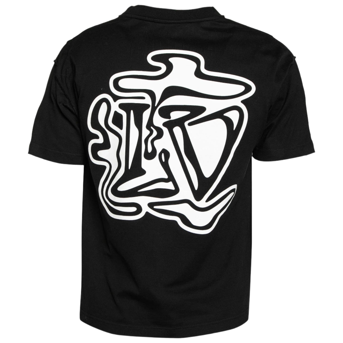 Louis Vuitton Cotton Smoke Printed T-Shirt Black