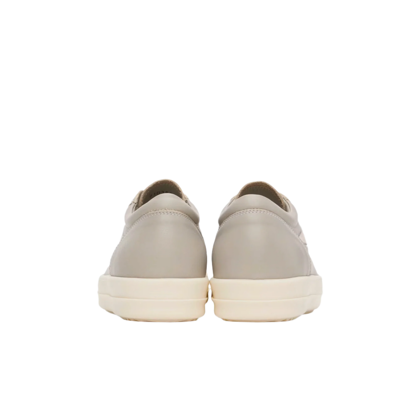 Rick Owens Hollywood Vintage Low Leather Sneakers Pearl / Milk