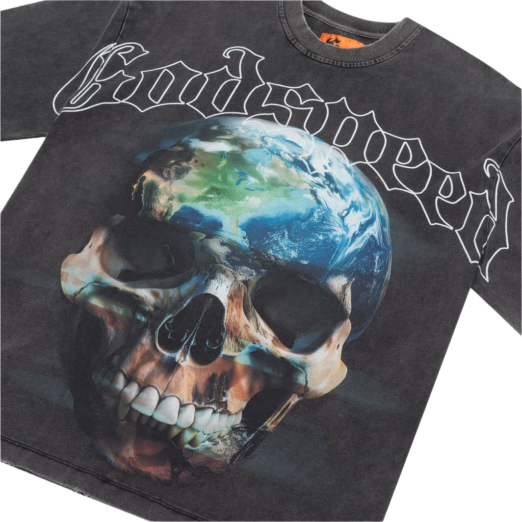 GodSpeed Sklobe T-Shirt (Grey Wash)
