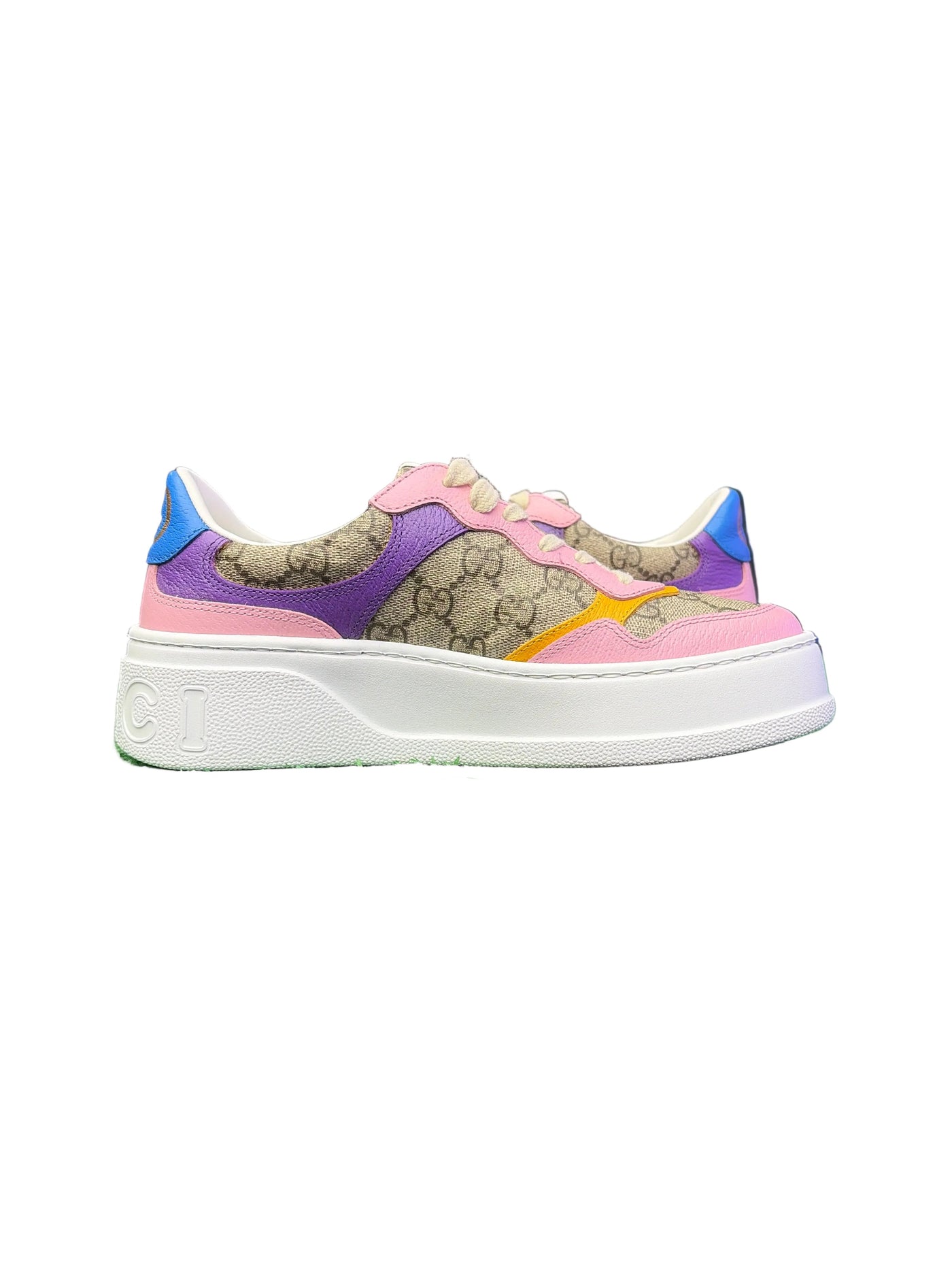 WMNS Gucci GG Supreme Sneaker Beige Multicolor